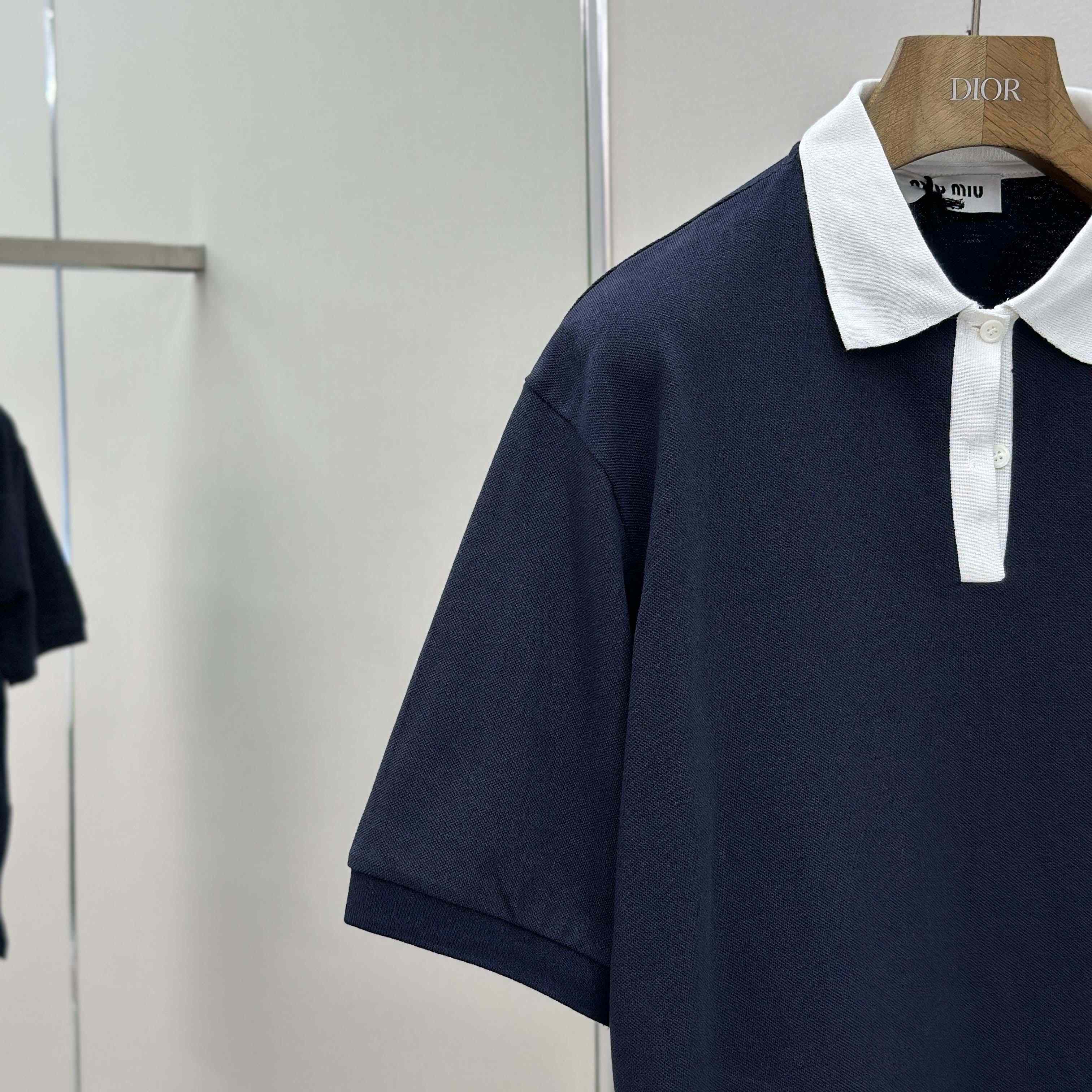 Miu Miu Cotton Piqué Polo Shirt - DopestKickz