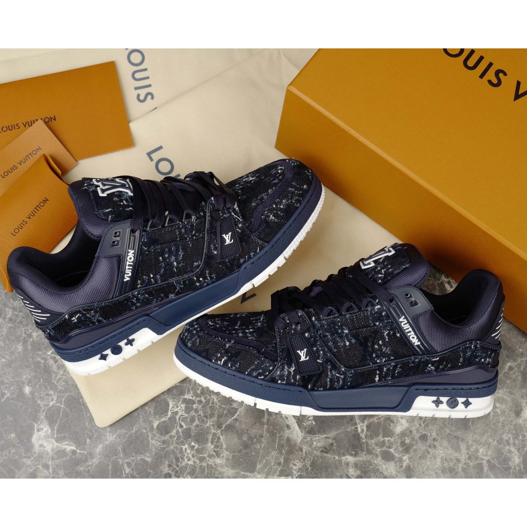 Louis Vuitton LV Trainer Sneaker   1AHWTF - DopestKickz