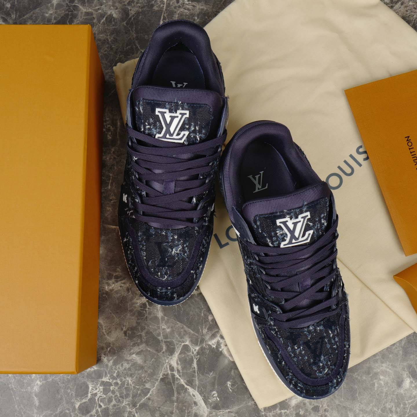 Louis Vuitton LV Trainer Sneaker   1AHWTF - DopestKickz