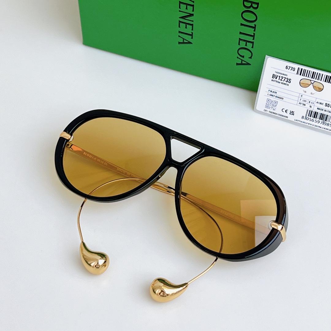 Bottega Veneta Drop Aviator Sunglasses  BV1273S - DopestKickz