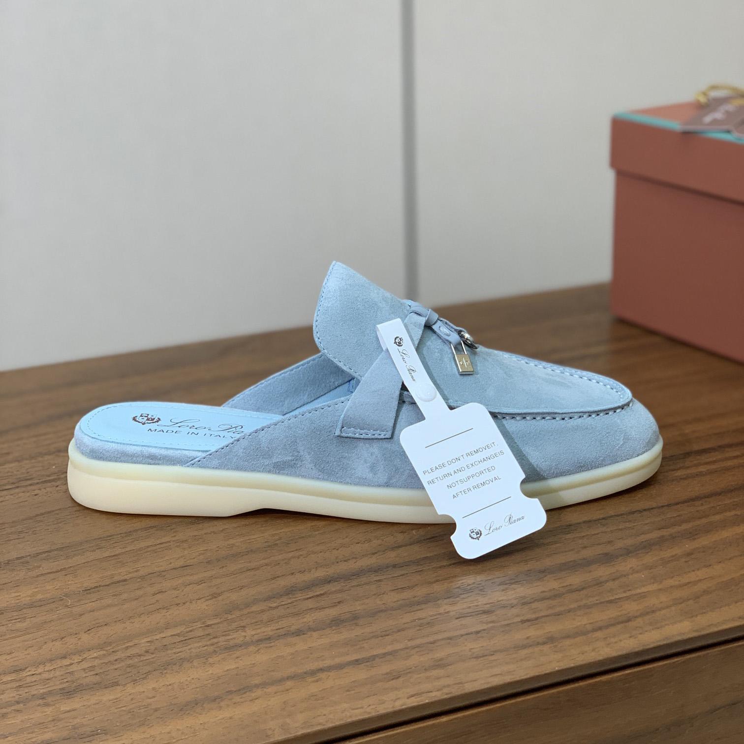 Loro Piana Charms Walk Babouche Loafer  - DopestKickz