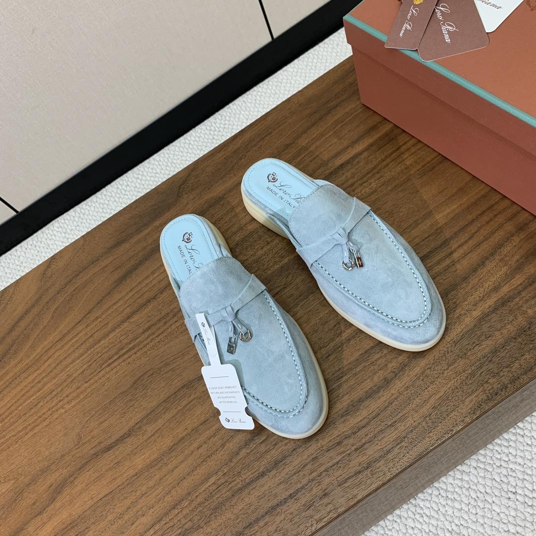 Loro Piana Charms Walk Babouche Loafer  - DopestKickz