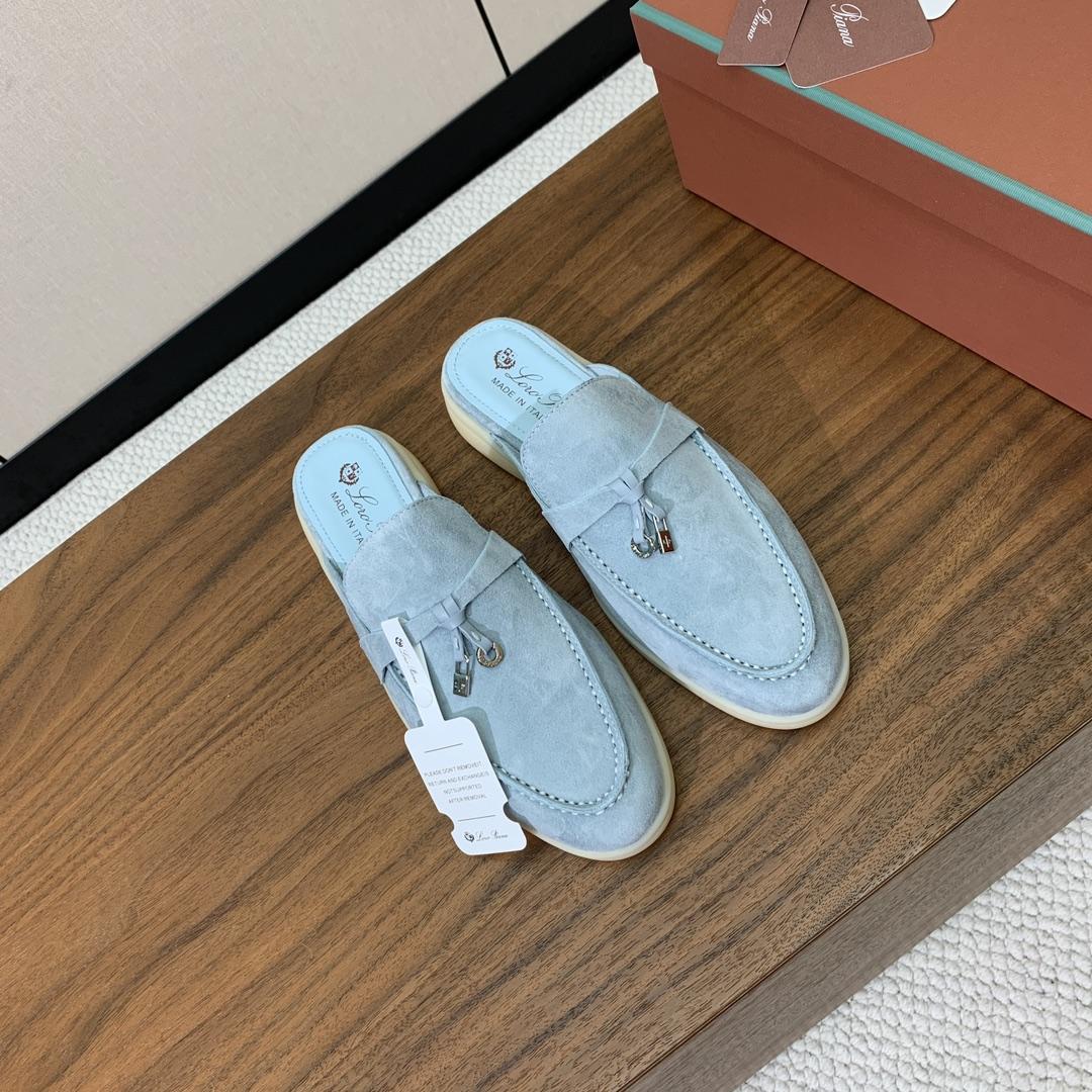 Loro Piana Charms Walk Babouche Loafer  - DopestKickz