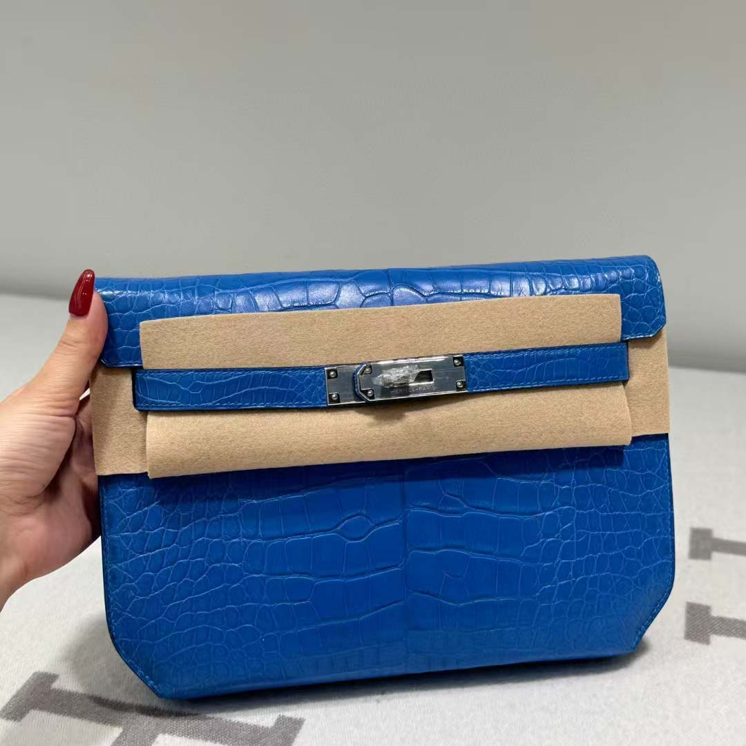 Hermes Kelly Depeche Malachite 25cm - DopestKickz