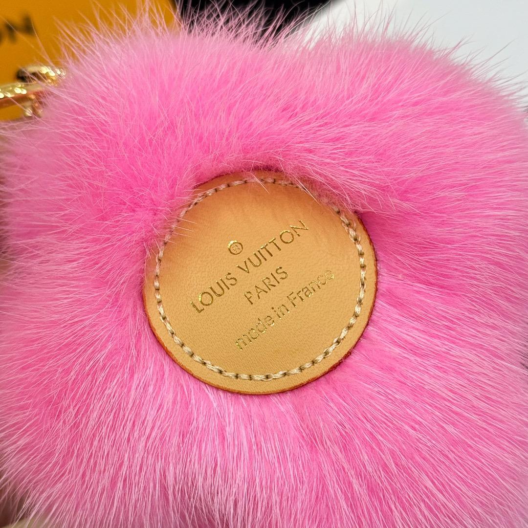 Louis Vuitton Vivienne Fur Key Holder   M01447 - DopestKickz