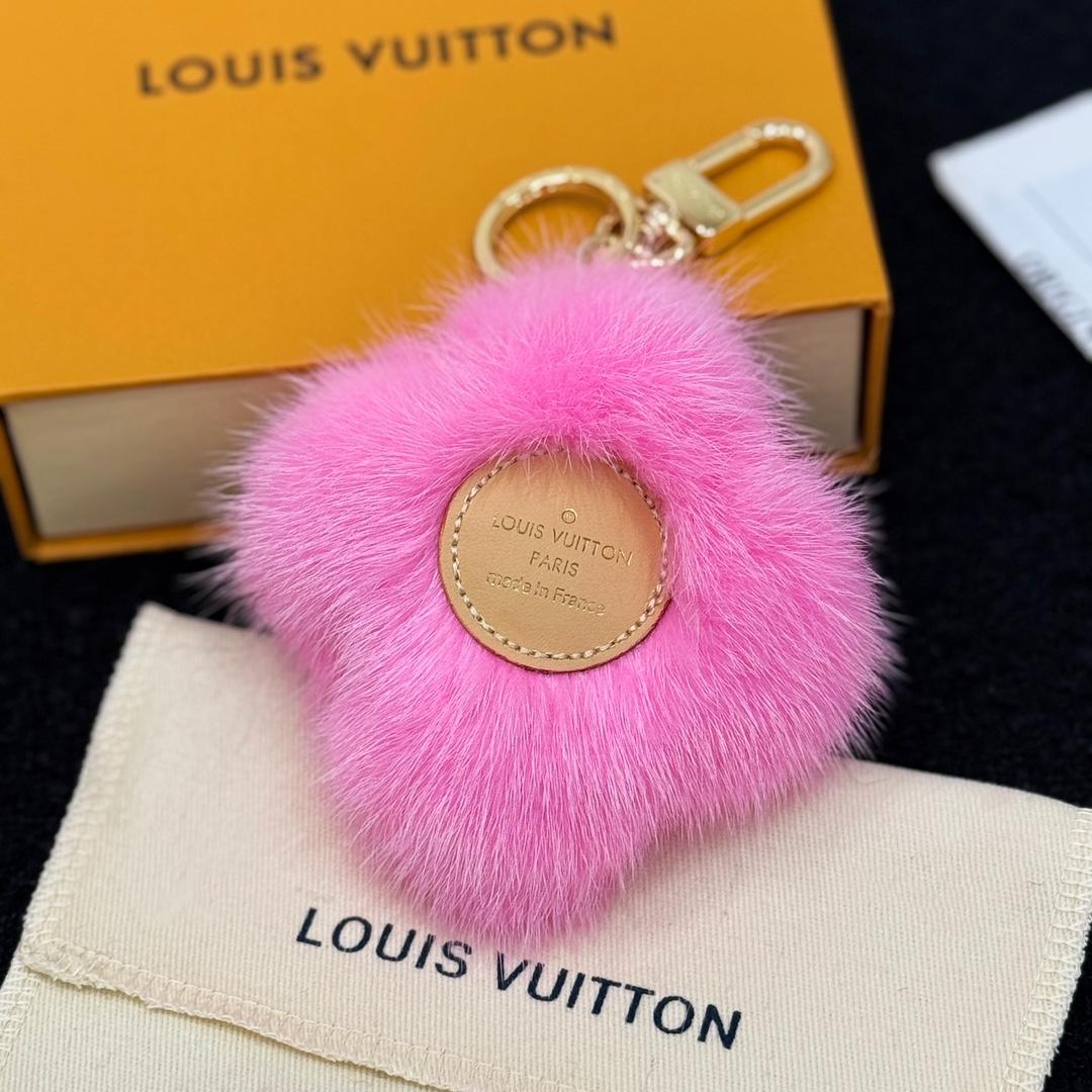 Louis Vuitton Vivienne Fur Key Holder   M01447 - DopestKickz