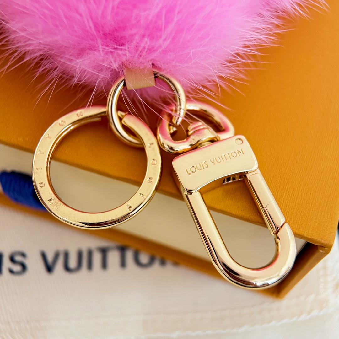 Louis Vuitton Vivienne Fur Key Holder   M01447 - DopestKickz