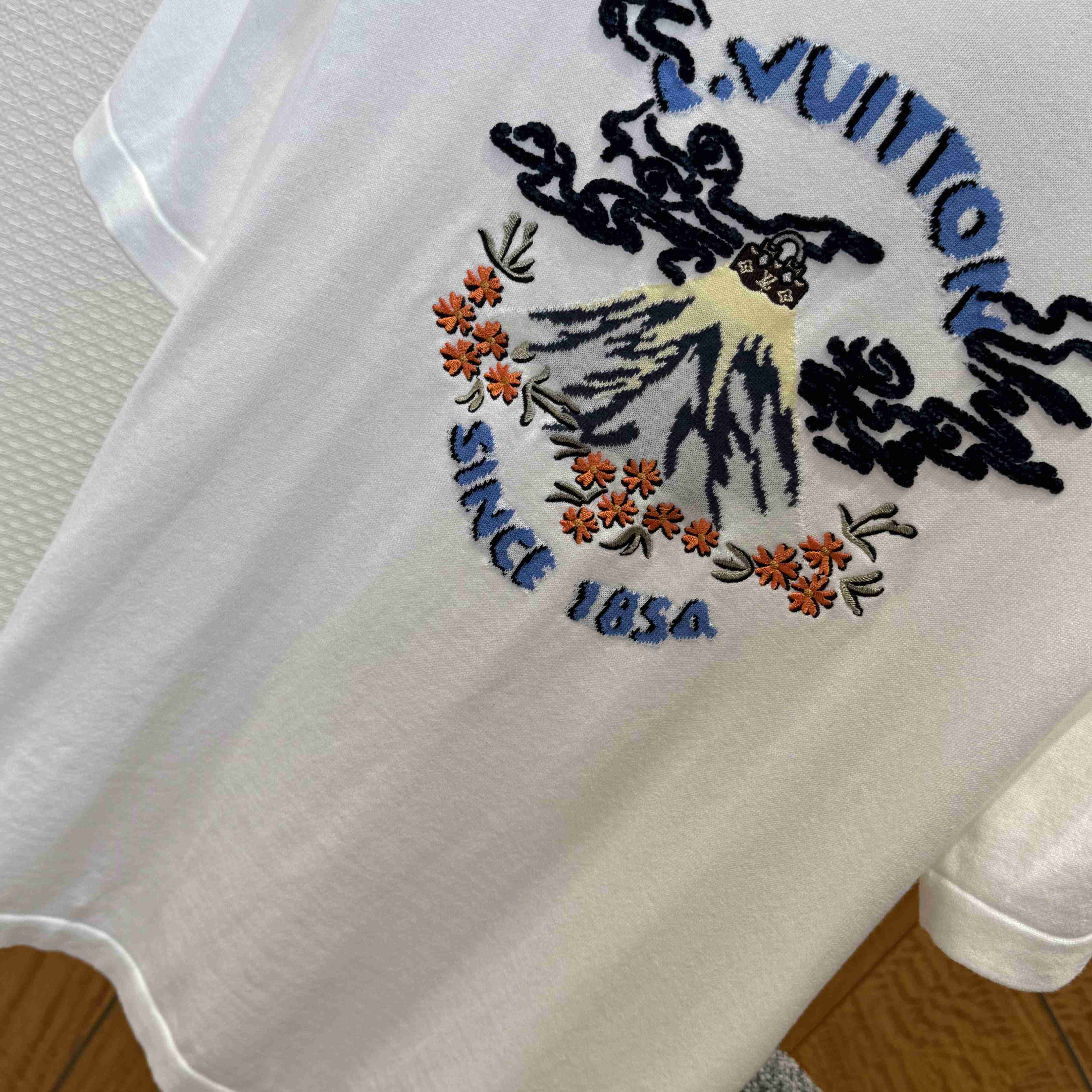 Louis Vuitton Short-Sleeved Knitted Crewneck   1AIMAU - DopestKickz