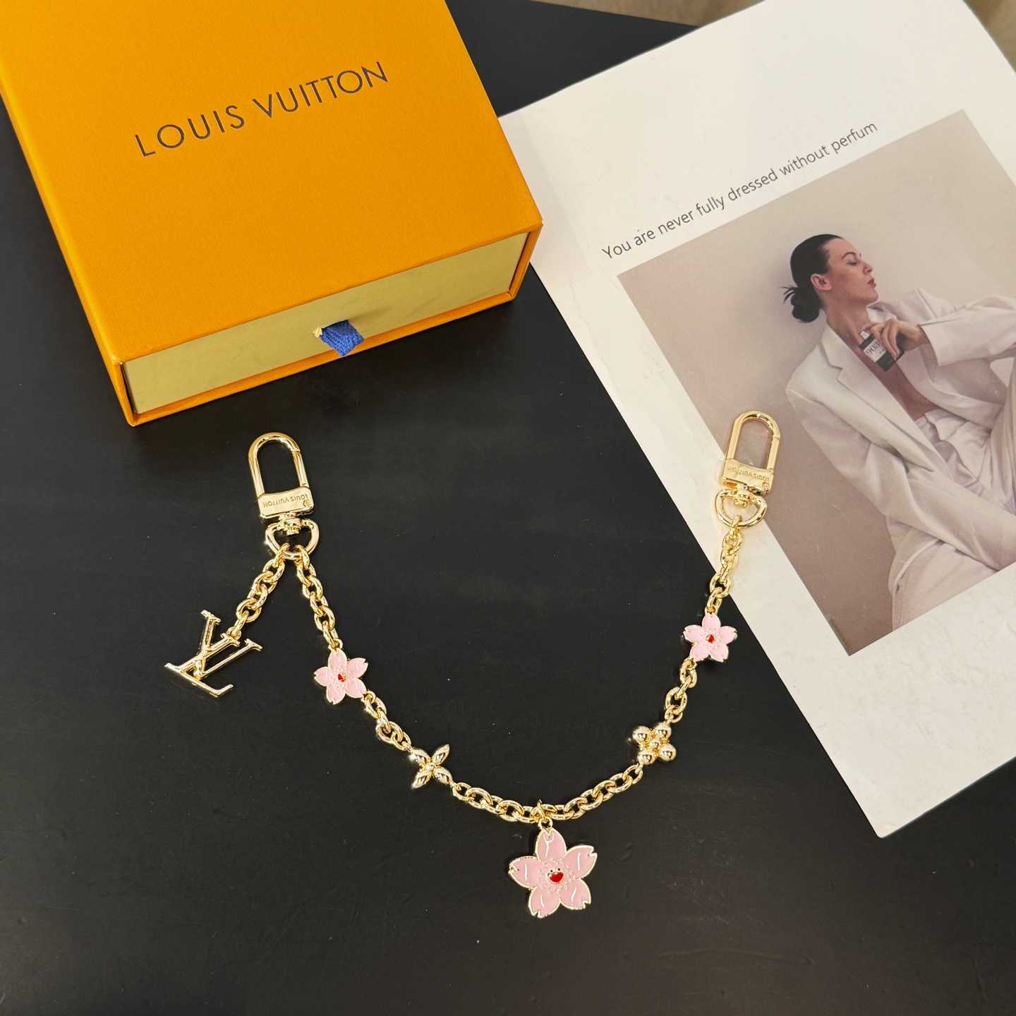 Louis Vuitton LV x TM Cherry Blossom Bag Chain   M02540 - DopestKickz
