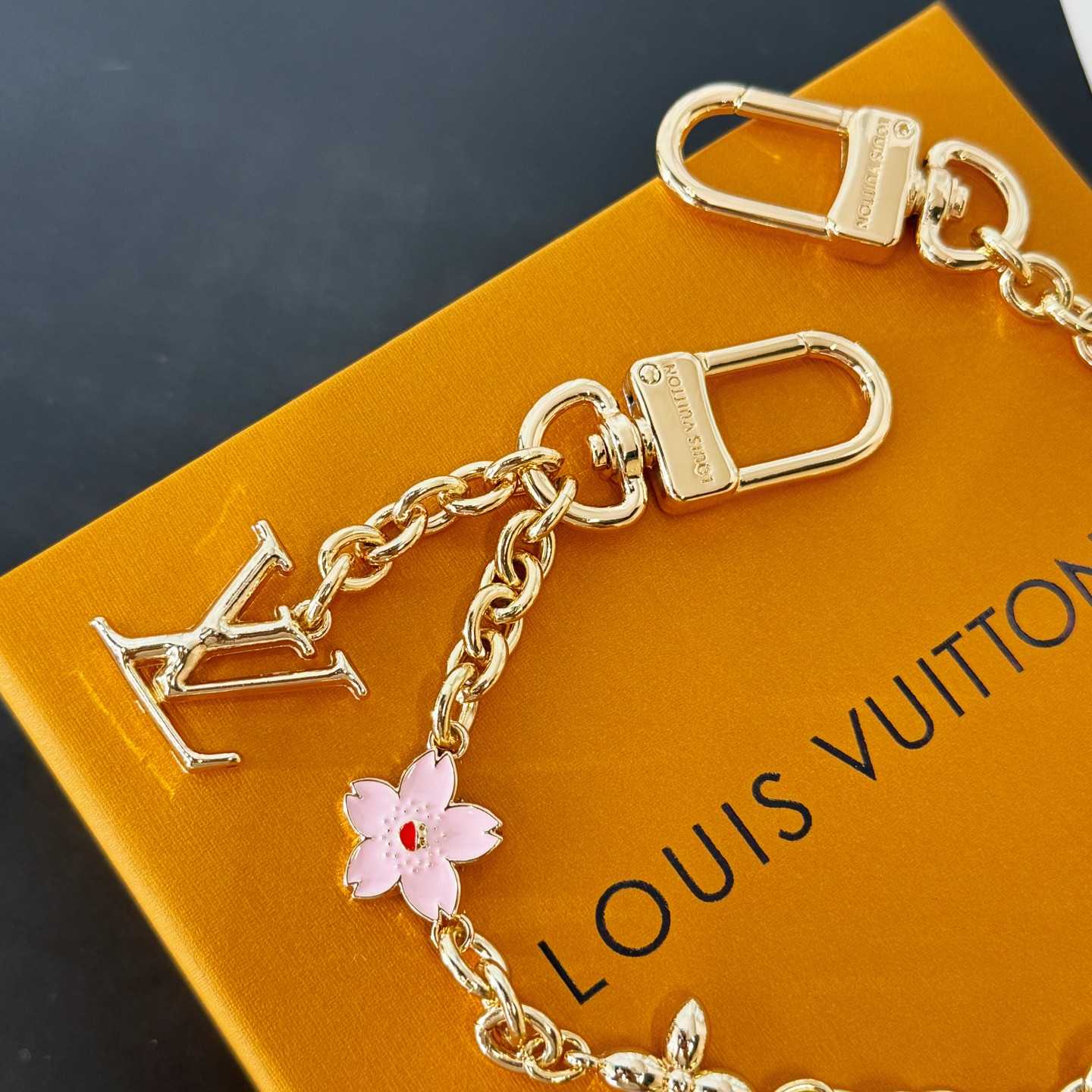 Louis Vuitton LV x TM Cherry Blossom Bag Chain   M02540 - DopestKickz