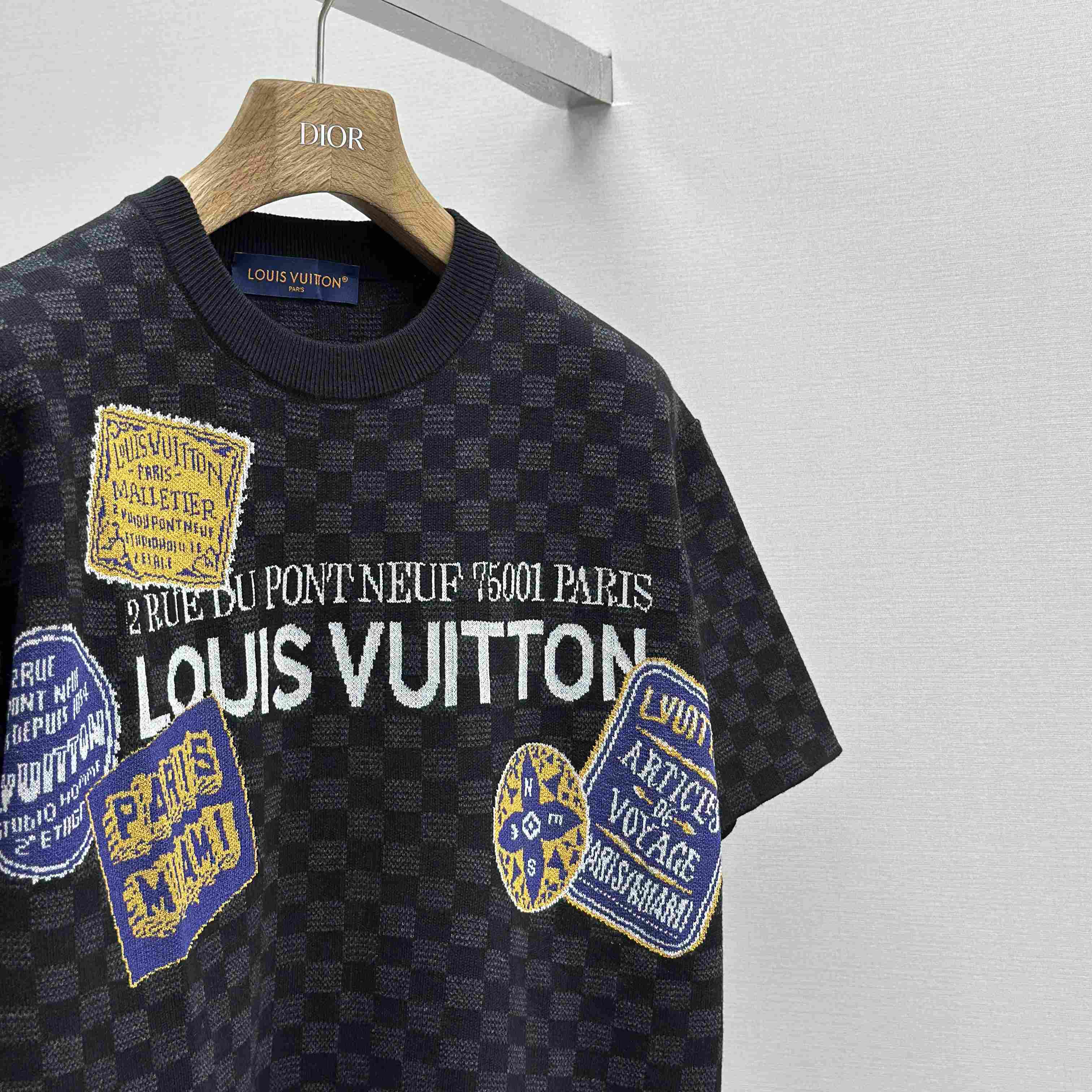 Louis Vuitton Jersey Jacquard T-Shirt   1AHW57 - DopestKickz