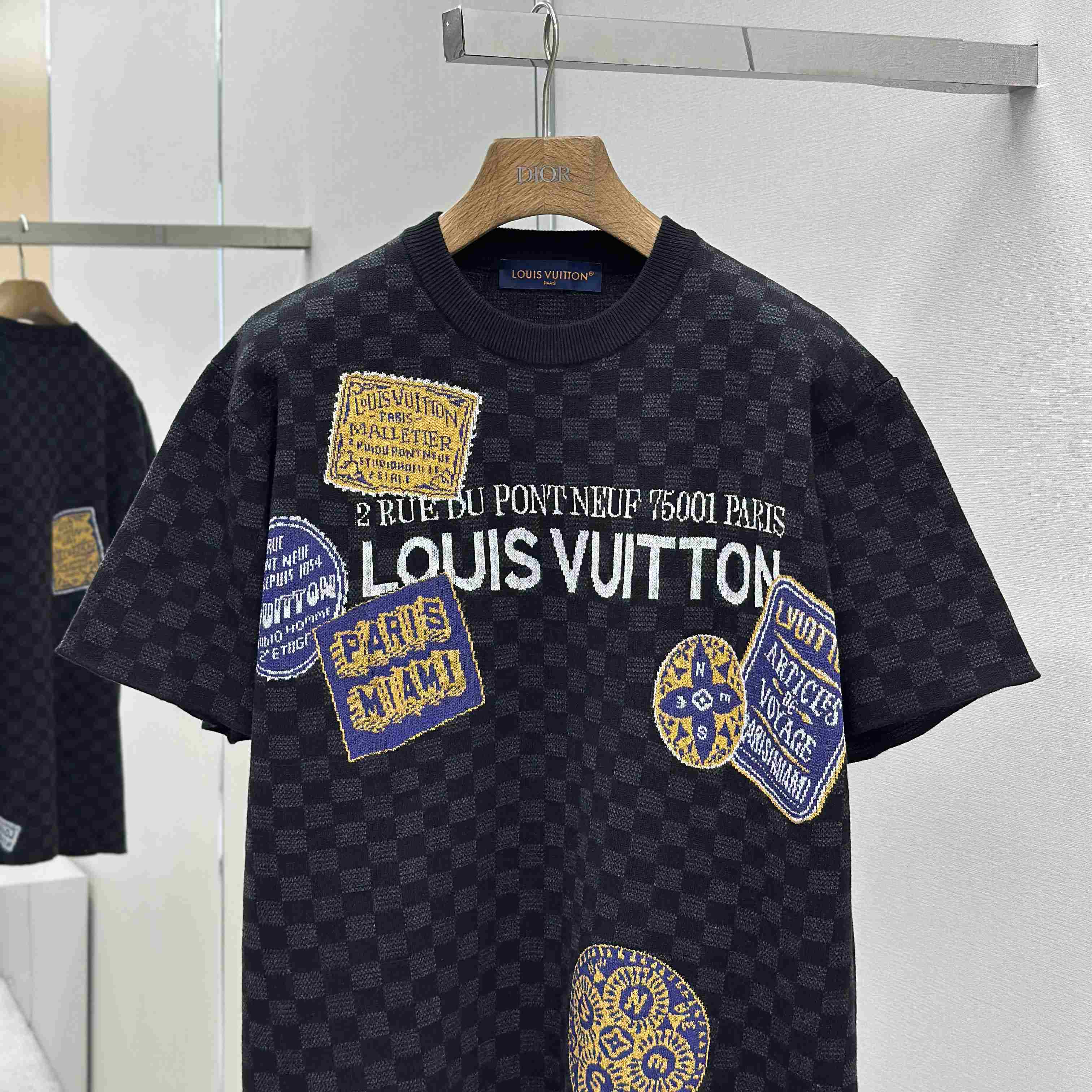Louis Vuitton Jersey Jacquard T-Shirt   1AHW57 - DopestKickz