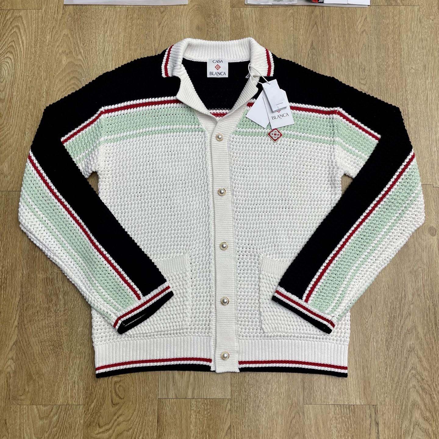 Casablanca Cotton Tennis Crochet Shacket - DopestKickz