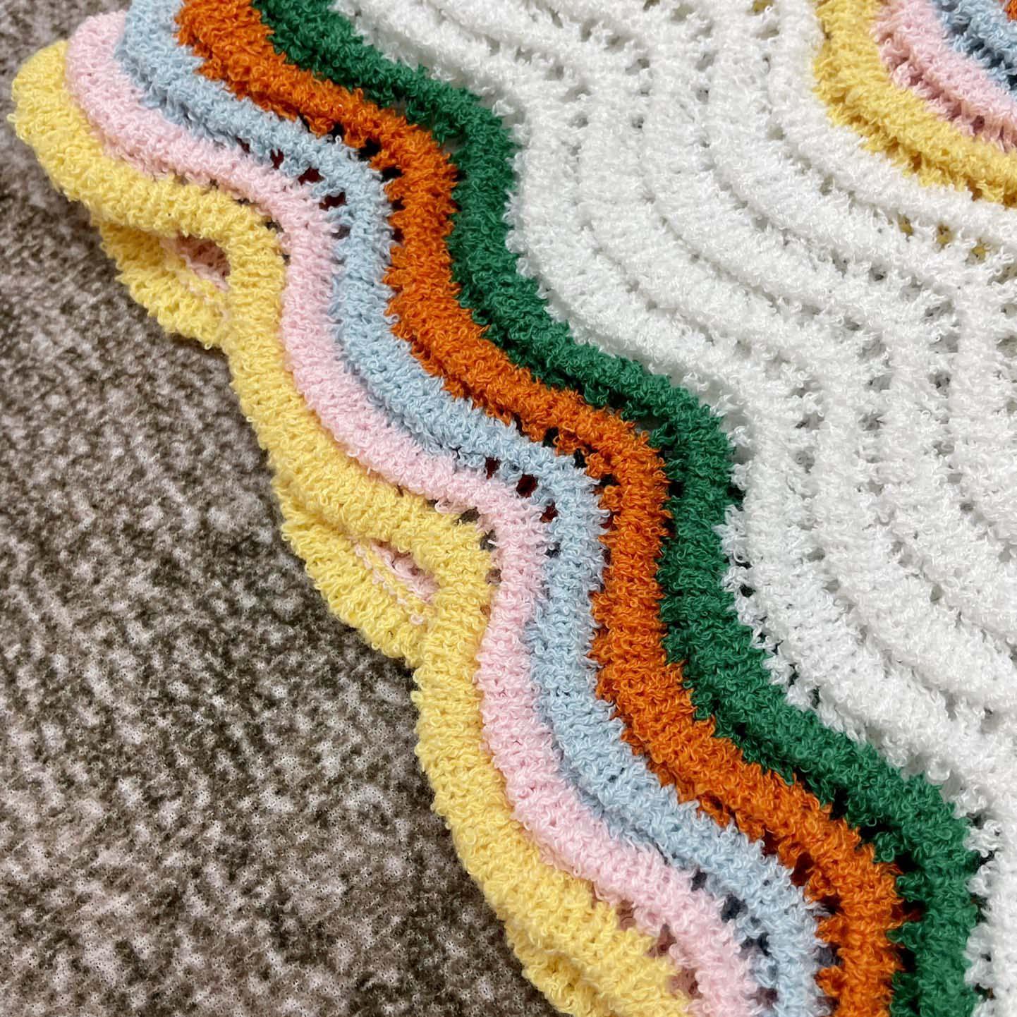 Casablanca Wavy Boucle Shorts   D0059 - DopestKickz