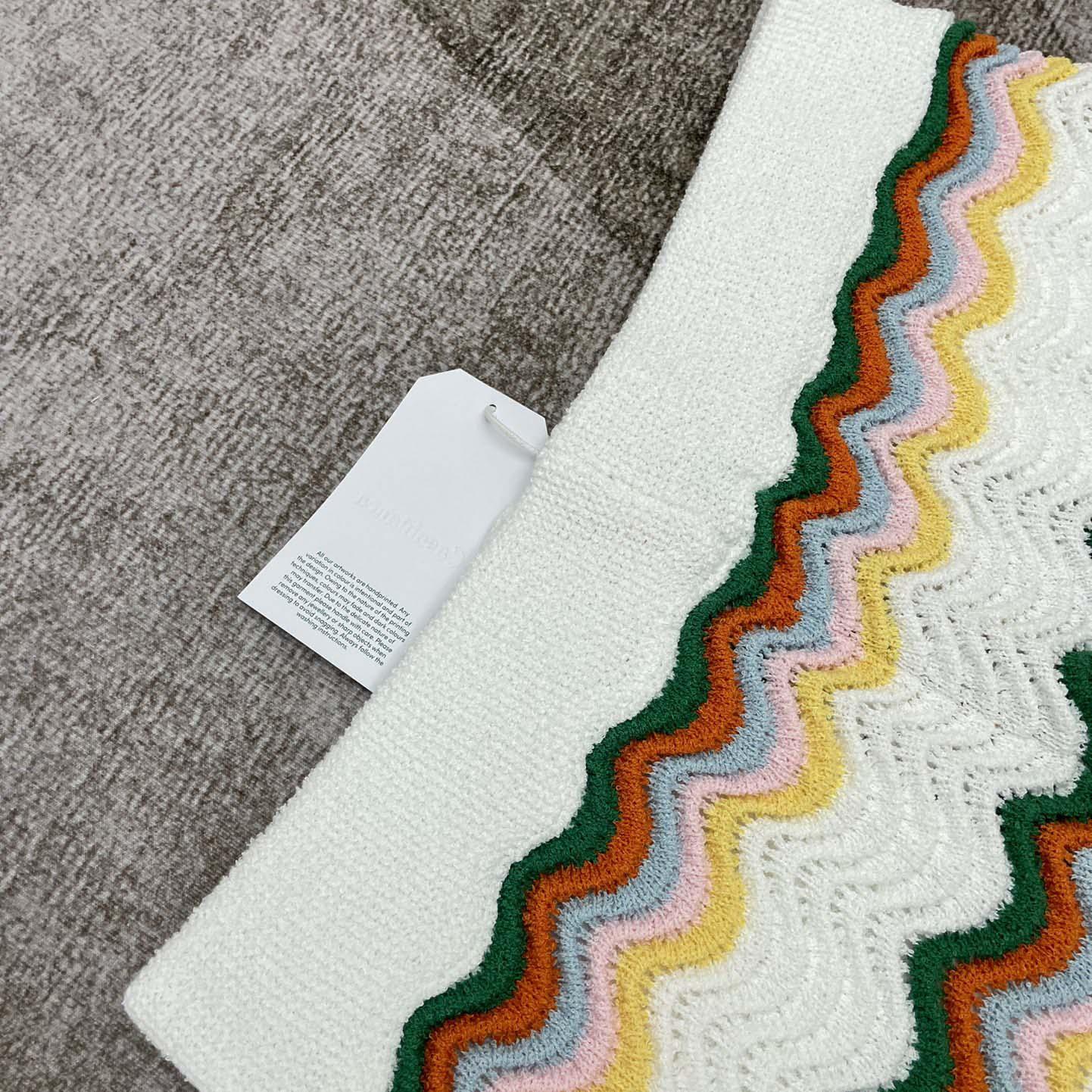 Casablanca Wavy Boucle Shorts   D0059 - DopestKickz