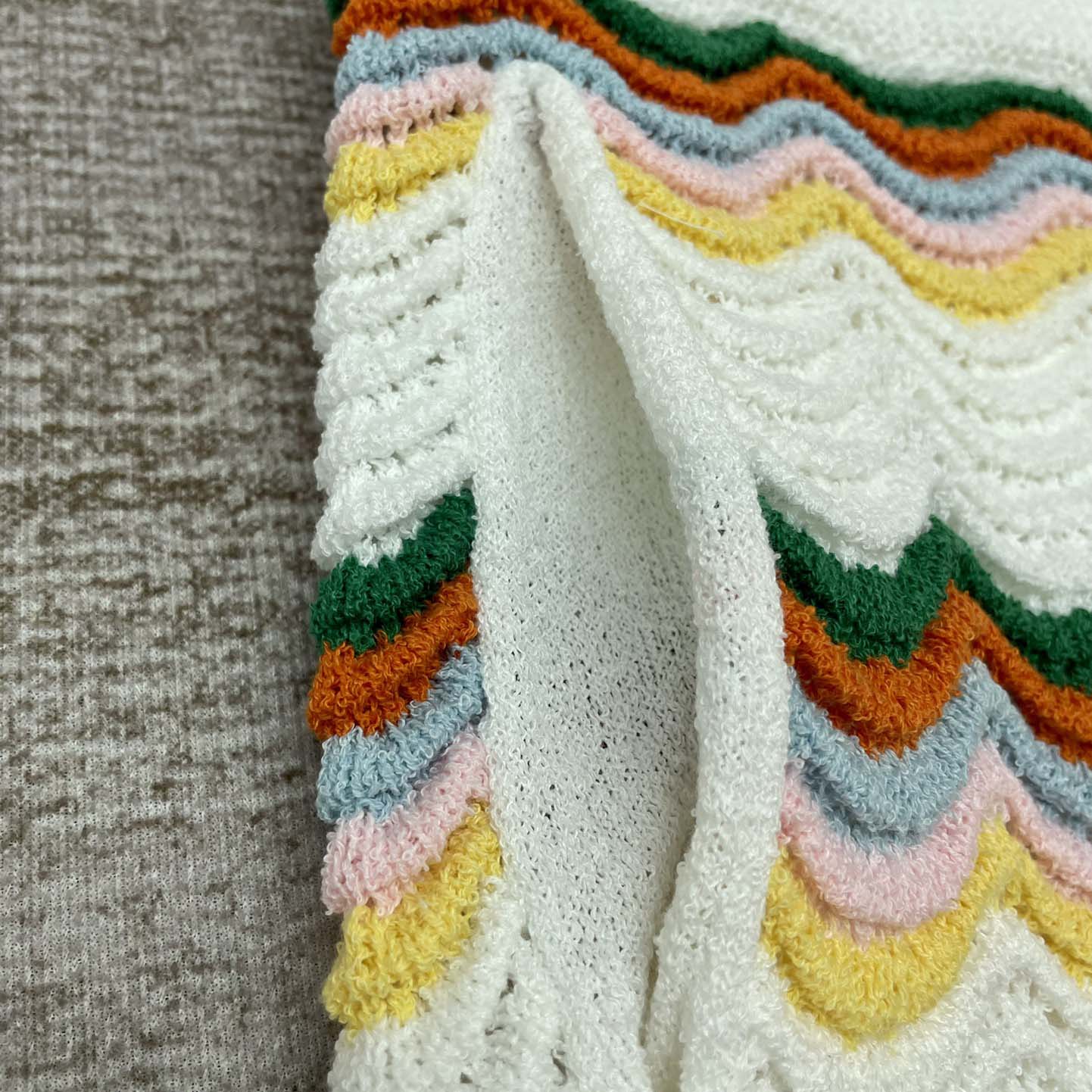 Casablanca Wavy Boucle Shorts   D0059 - DopestKickz