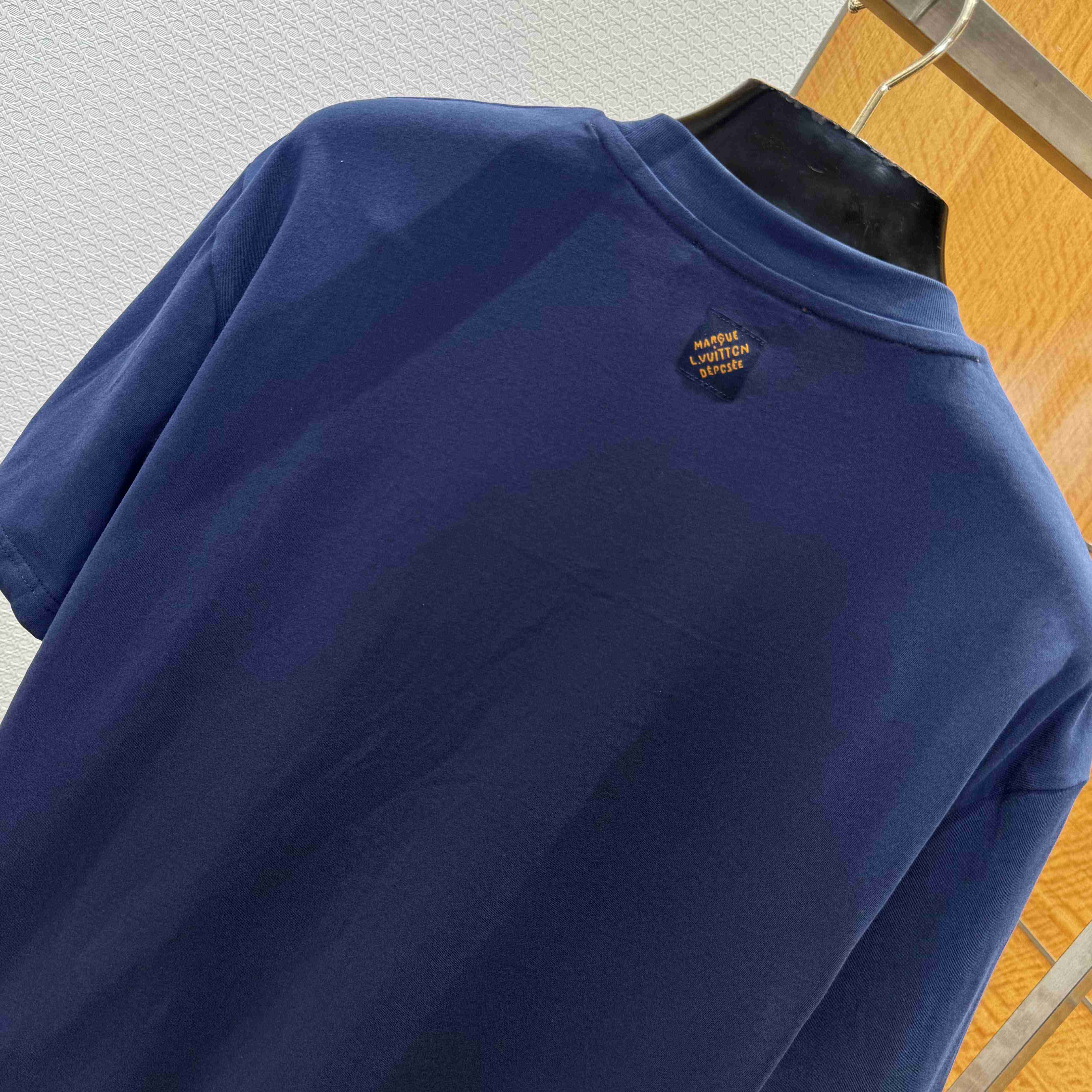 Louis Vuitton Embroidered T-Shirt   1AIMKV - DopestKickz