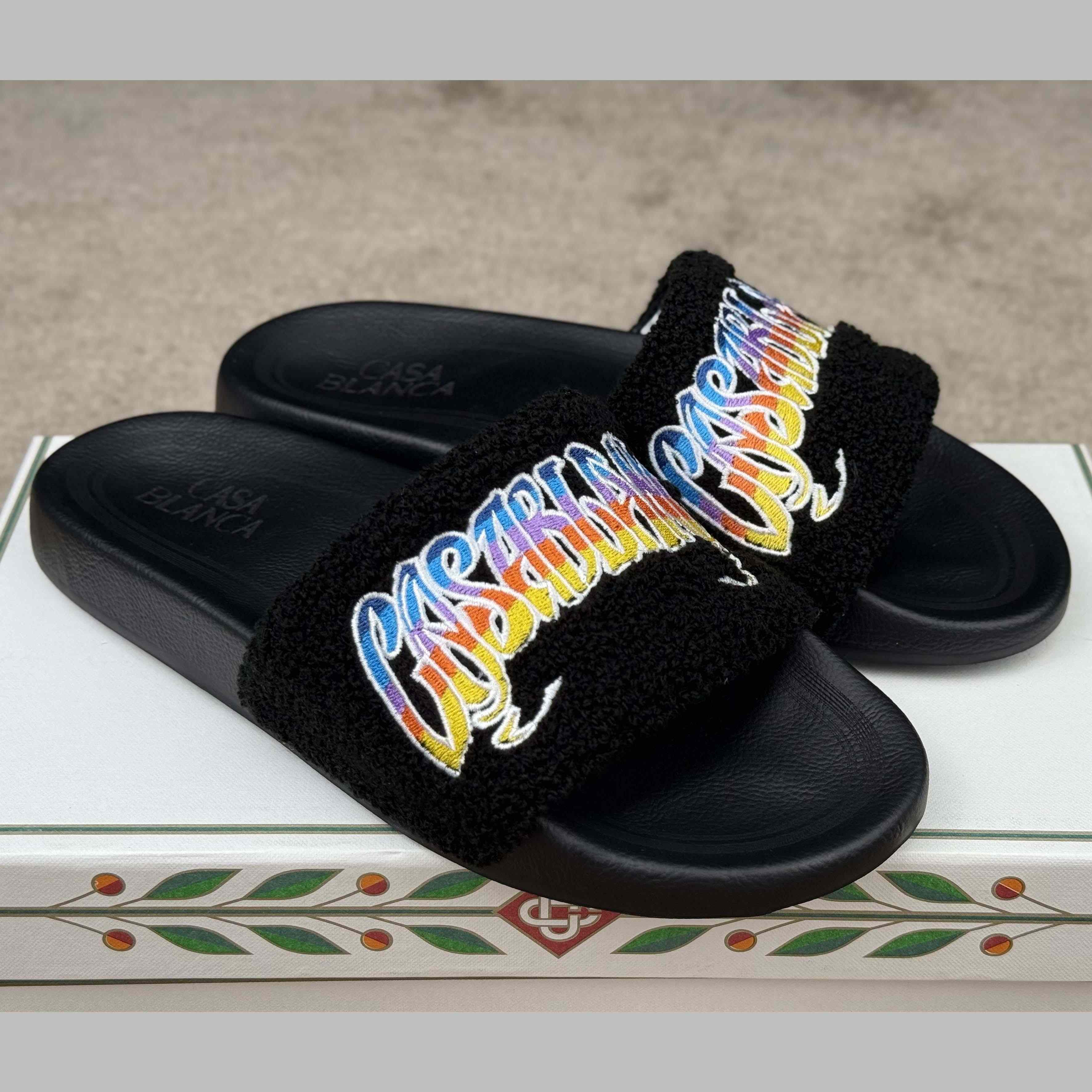 Casablanca Gothic Terry Slider - DopestKickz