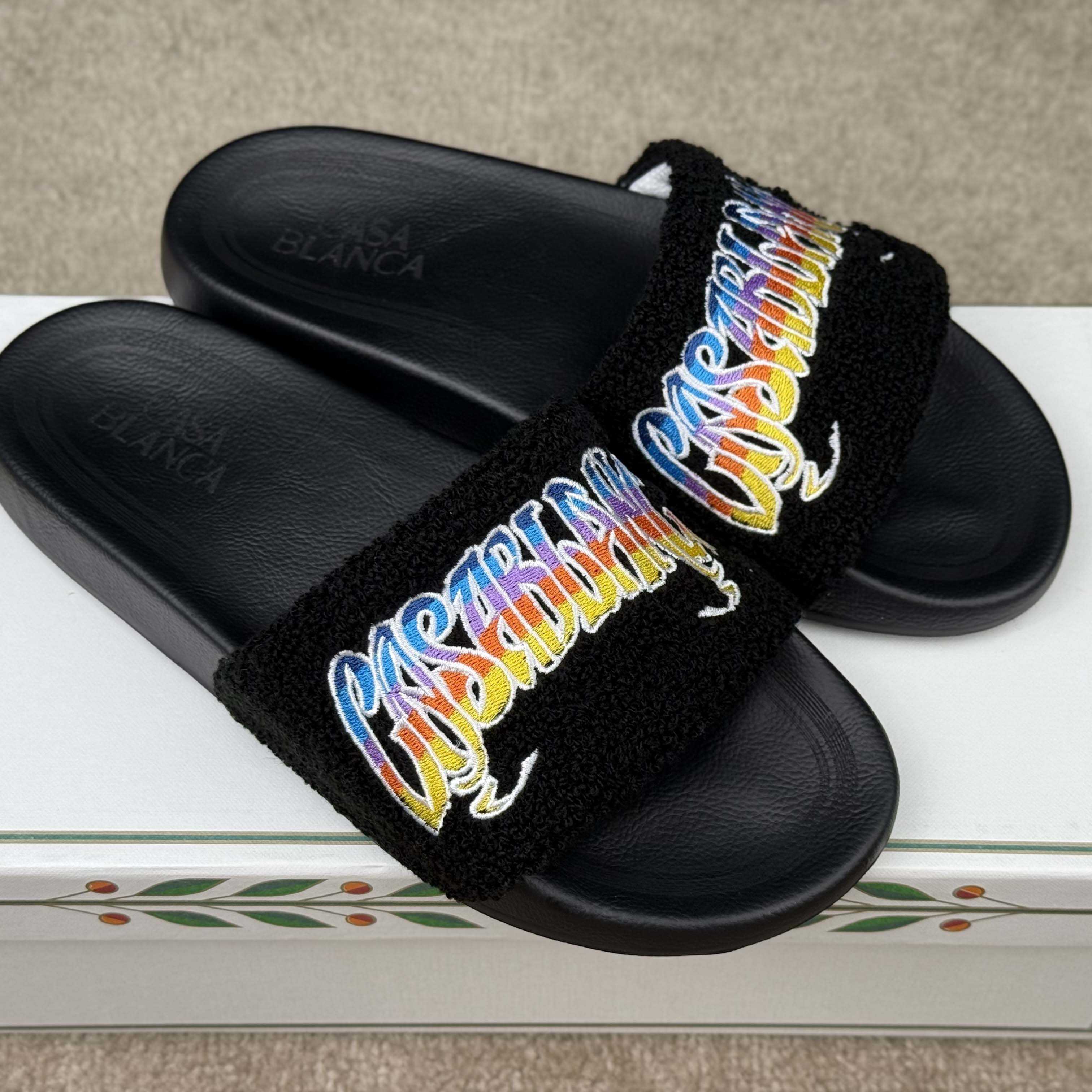 Casablanca Gothic Terry Slider - DopestKickz