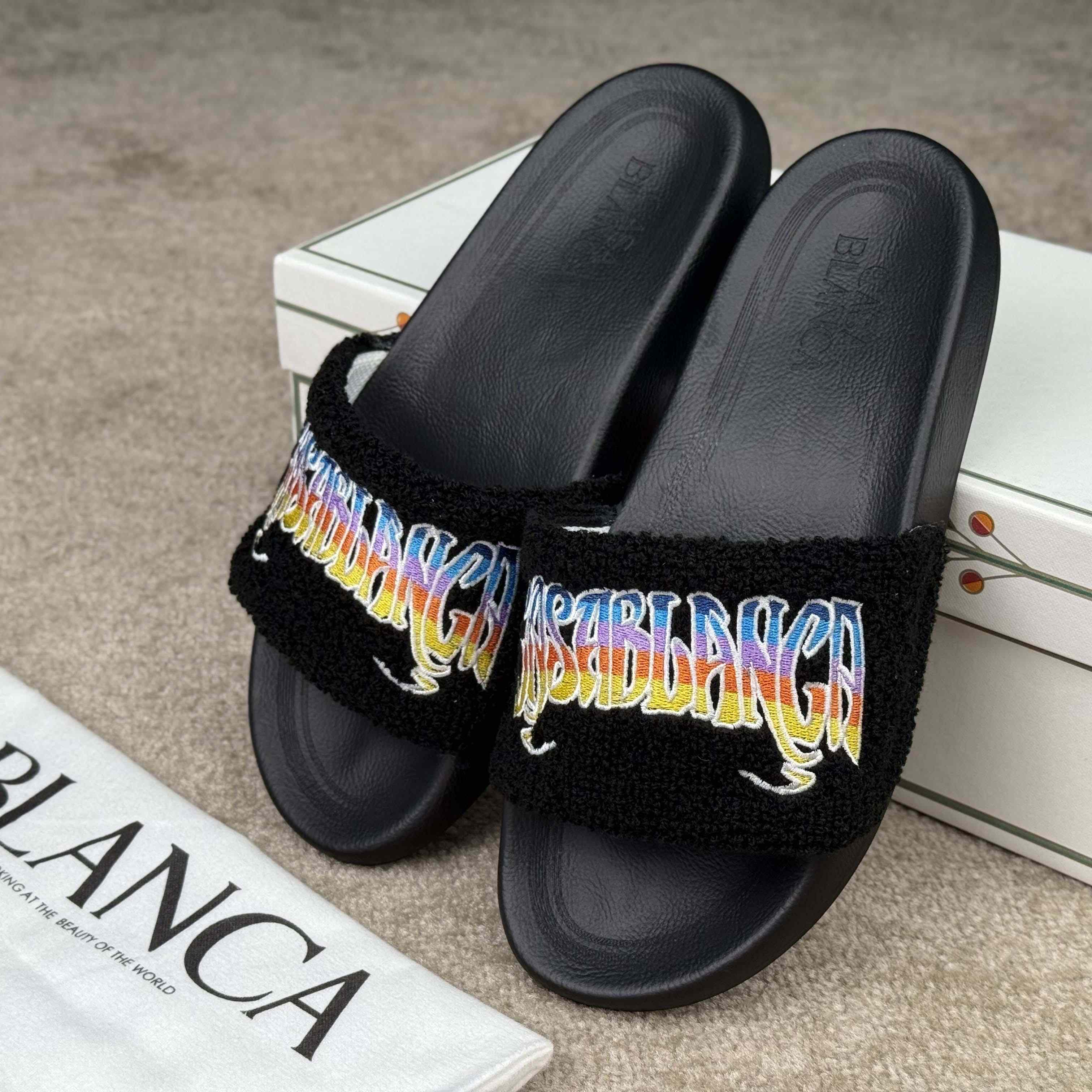 Casablanca Gothic Terry Slider - DopestKickz