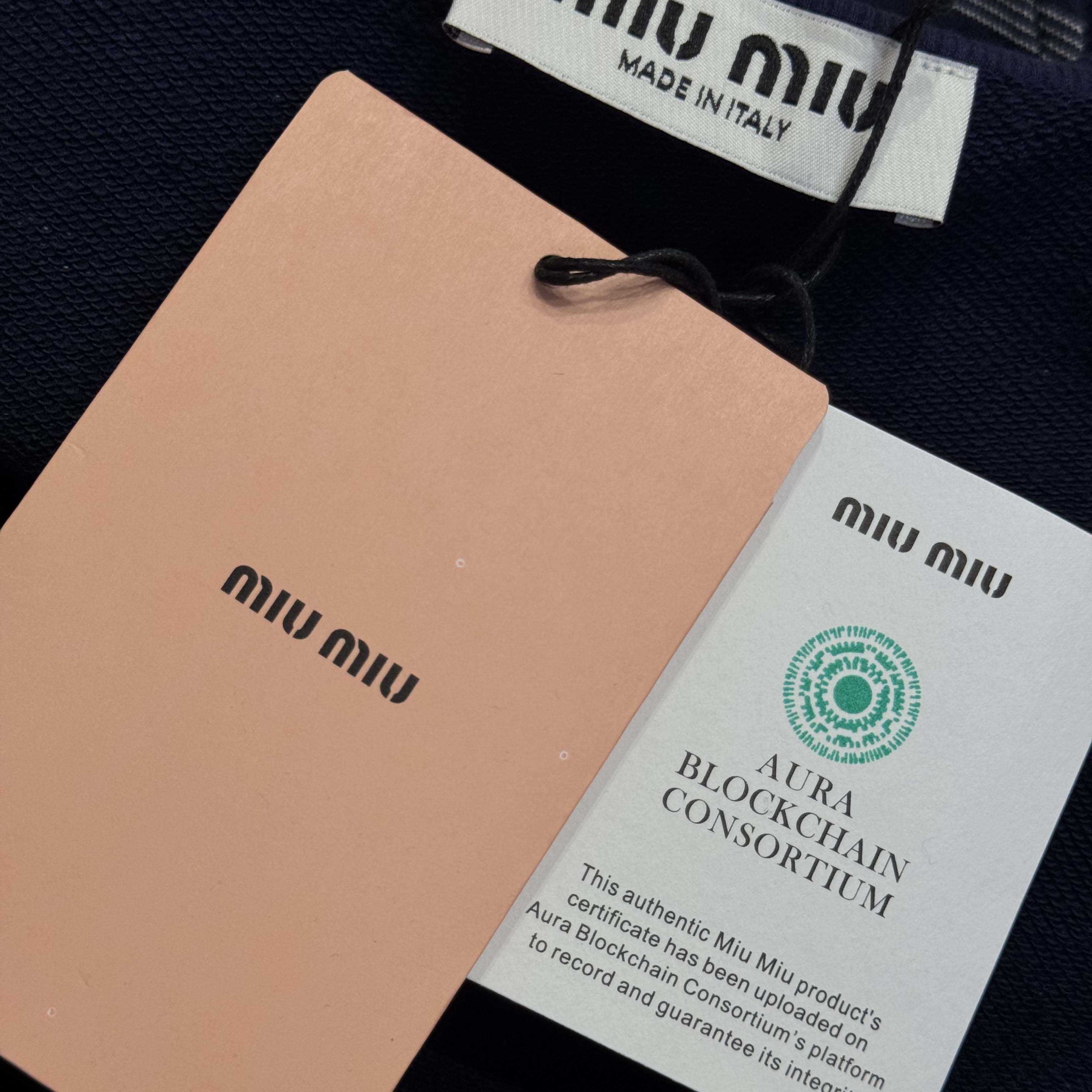 Miu Miu Striped ZIp-Up Polo Shirt - DopestKickz