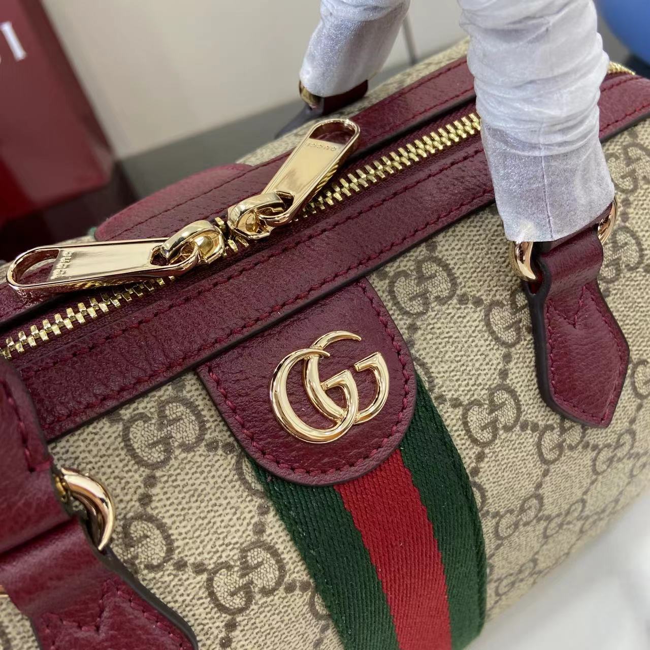 Gucci Ophidia Medium Boston Bag - DopestKickz