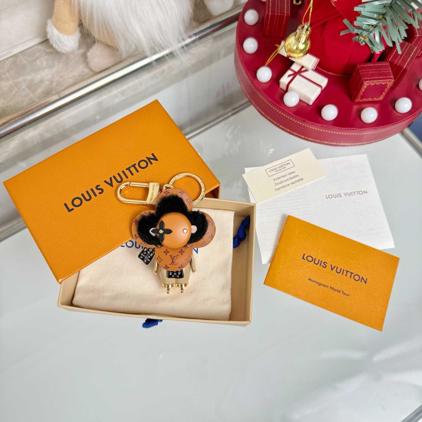 Louis Vuitton Vivienne Ski Bag Charm And Key Holder   M02137 - DopestKickz