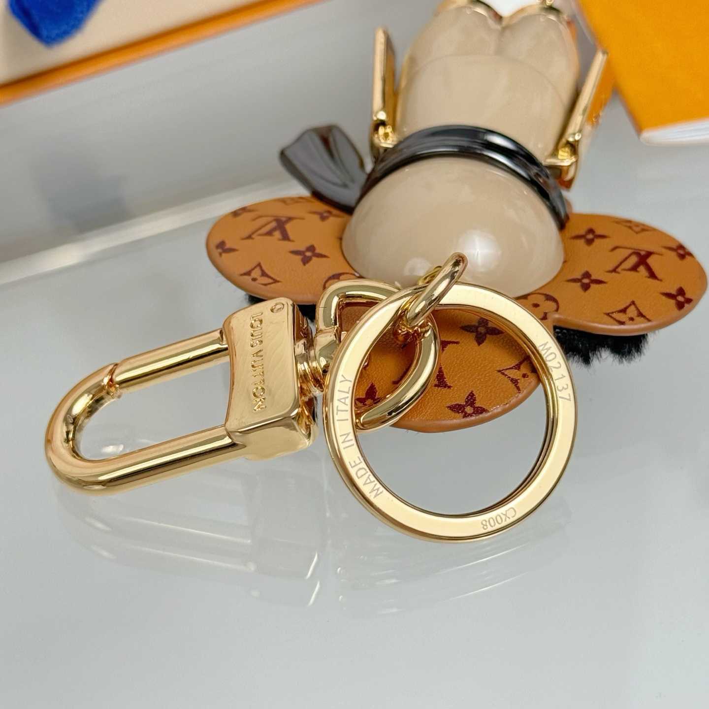 Louis Vuitton Vivienne Ski Bag Charm And Key Holder   M02137 - DopestKickz