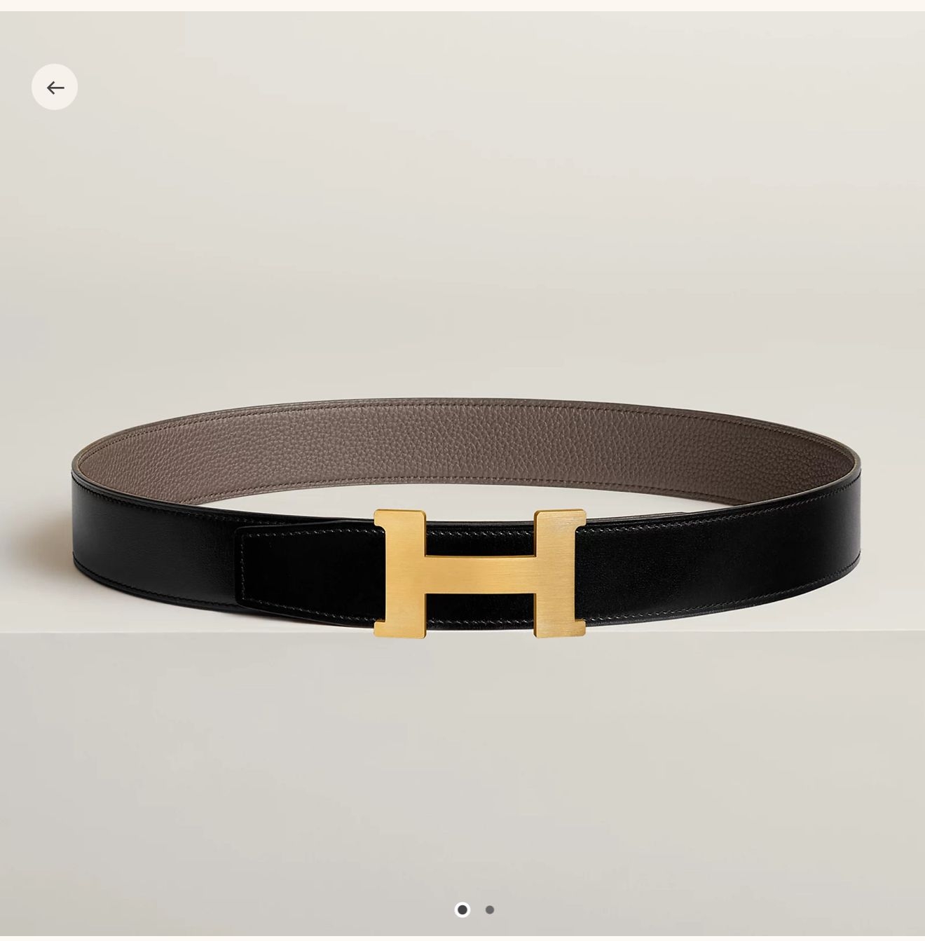 Hermes Leather H Buckle Belt - DopestKickz