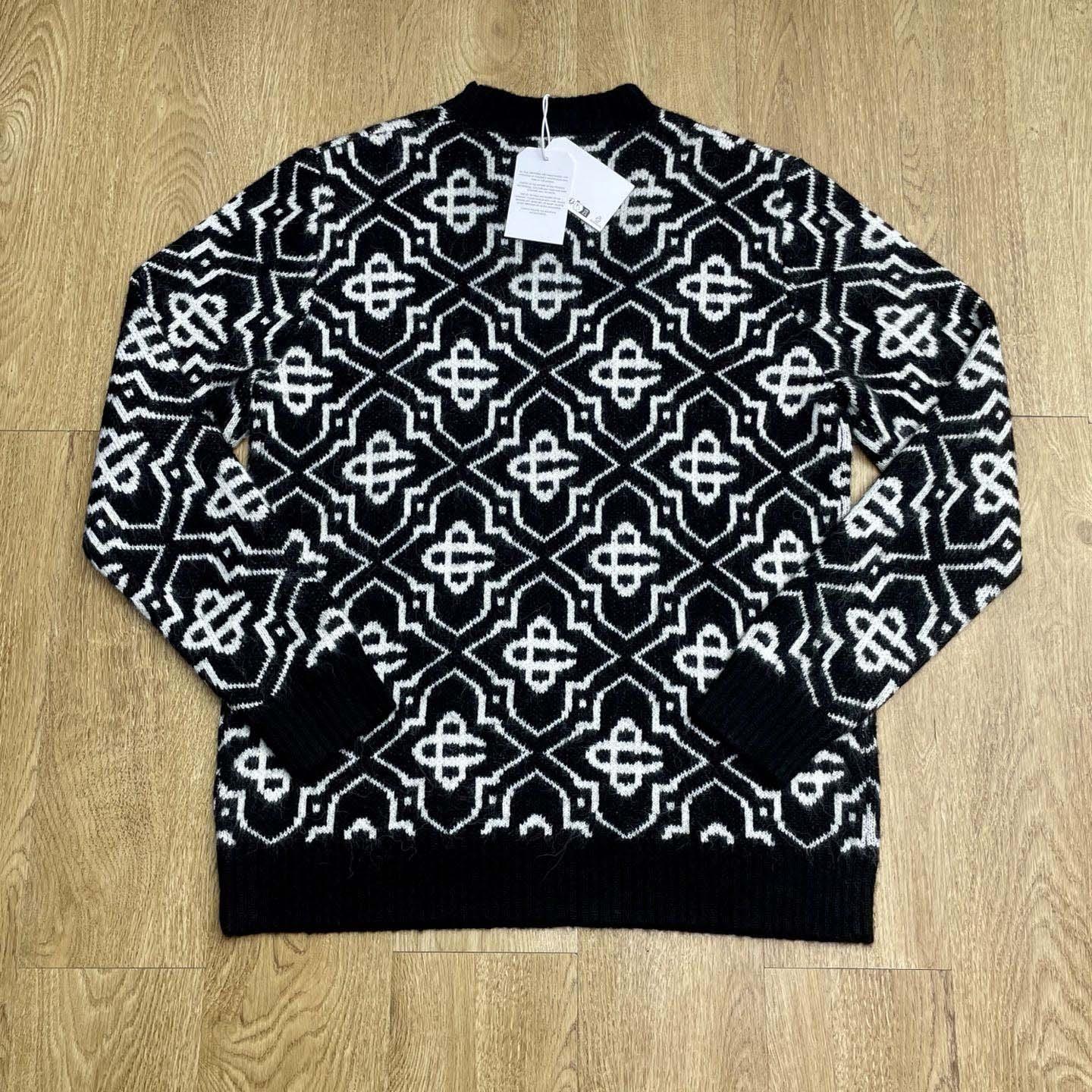 Casablanca Monogram-pattern Knitted Sweater - DopestKickz