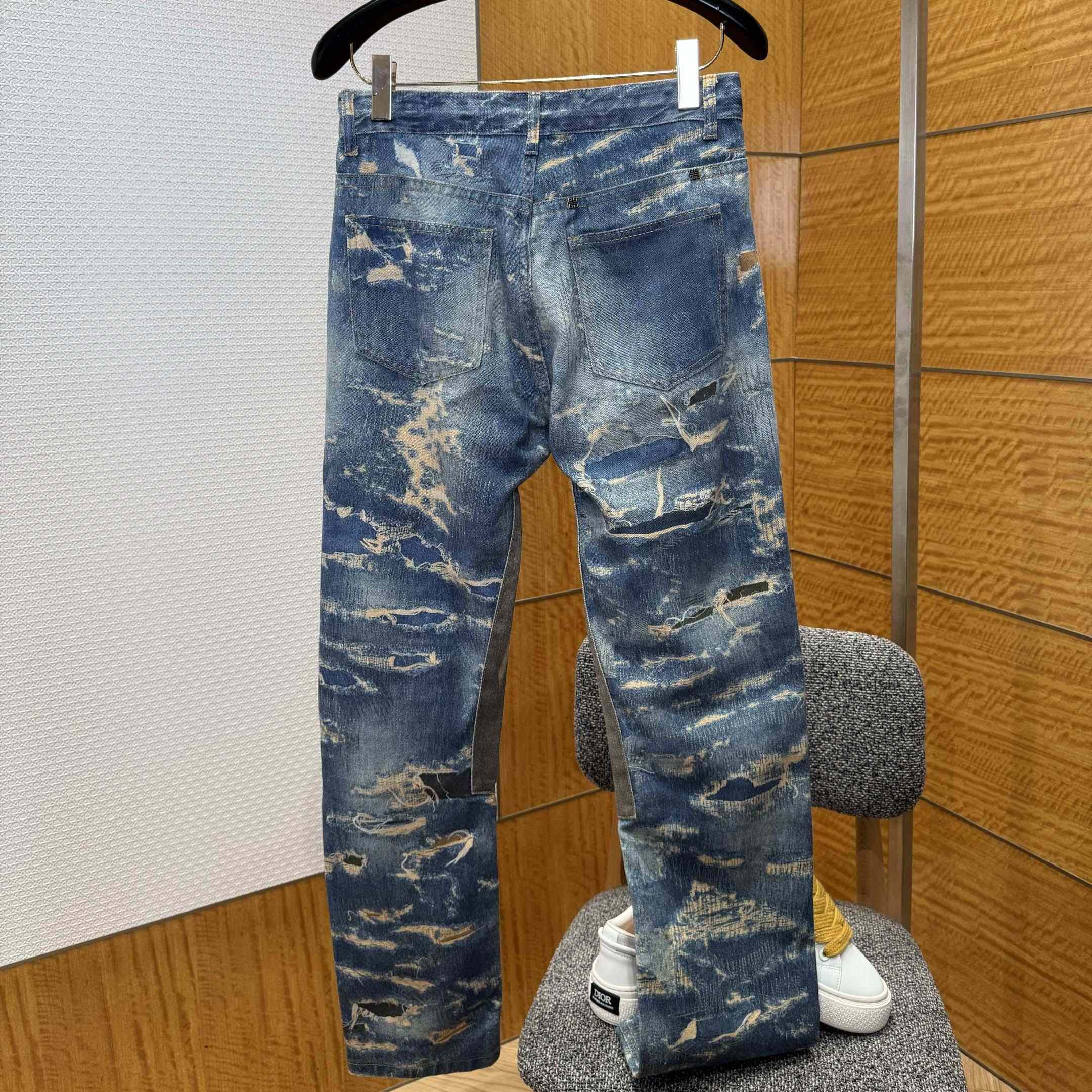 Givenchy Destroyed Distressed Jeans - DopestKickz