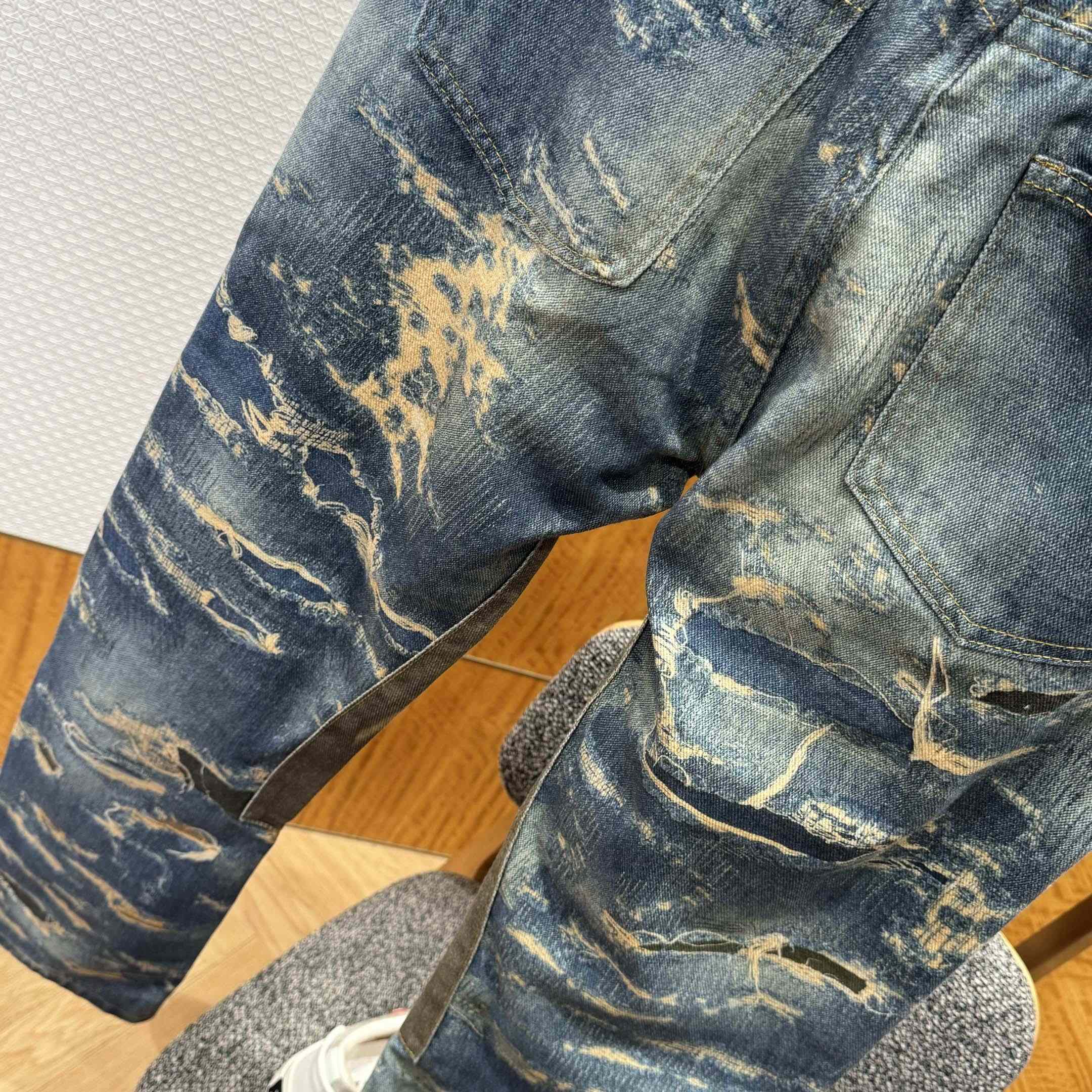 Givenchy Destroyed Distressed Jeans - DopestKickz