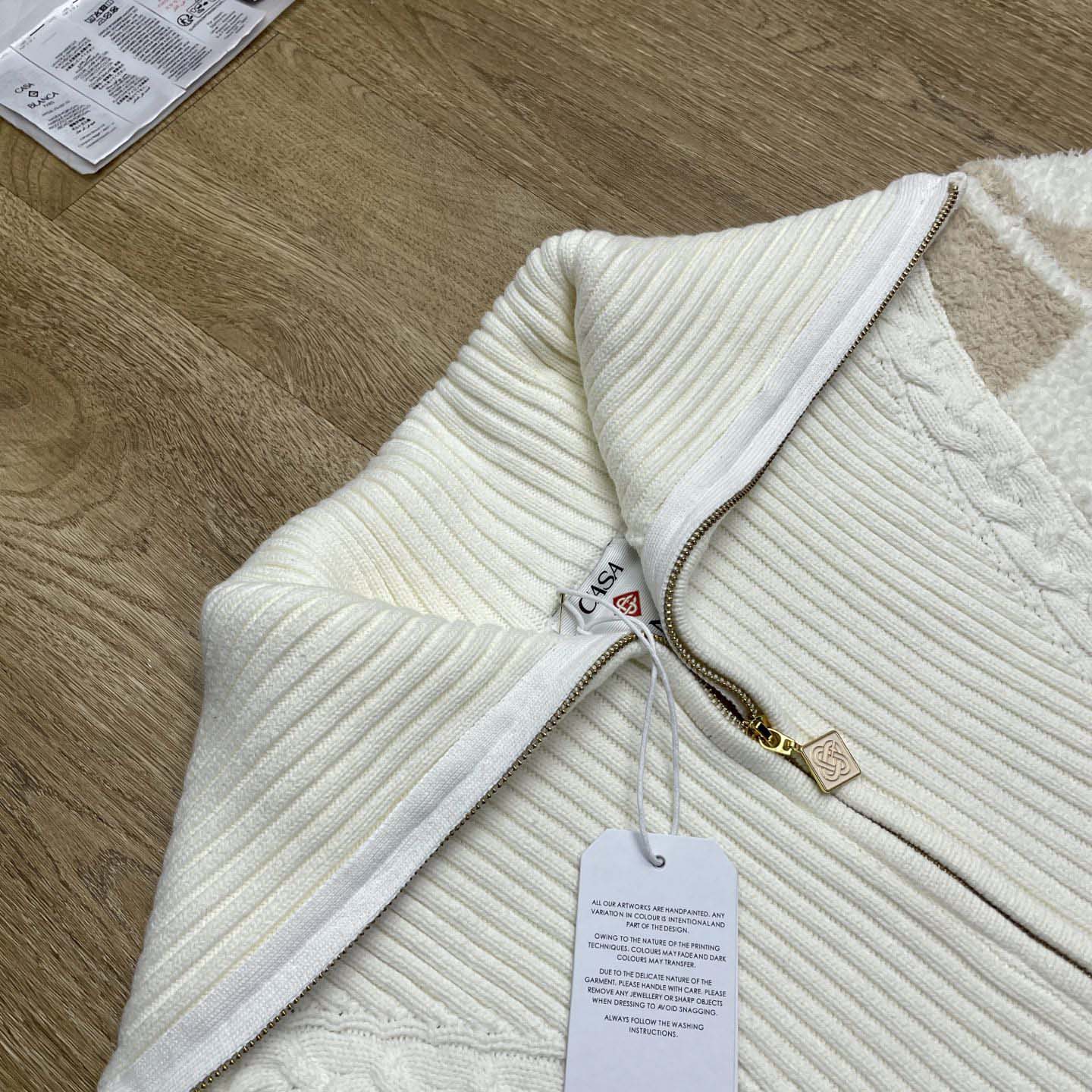 Casablanca Merino Fleece Jacket   D0096 - DopestKickz