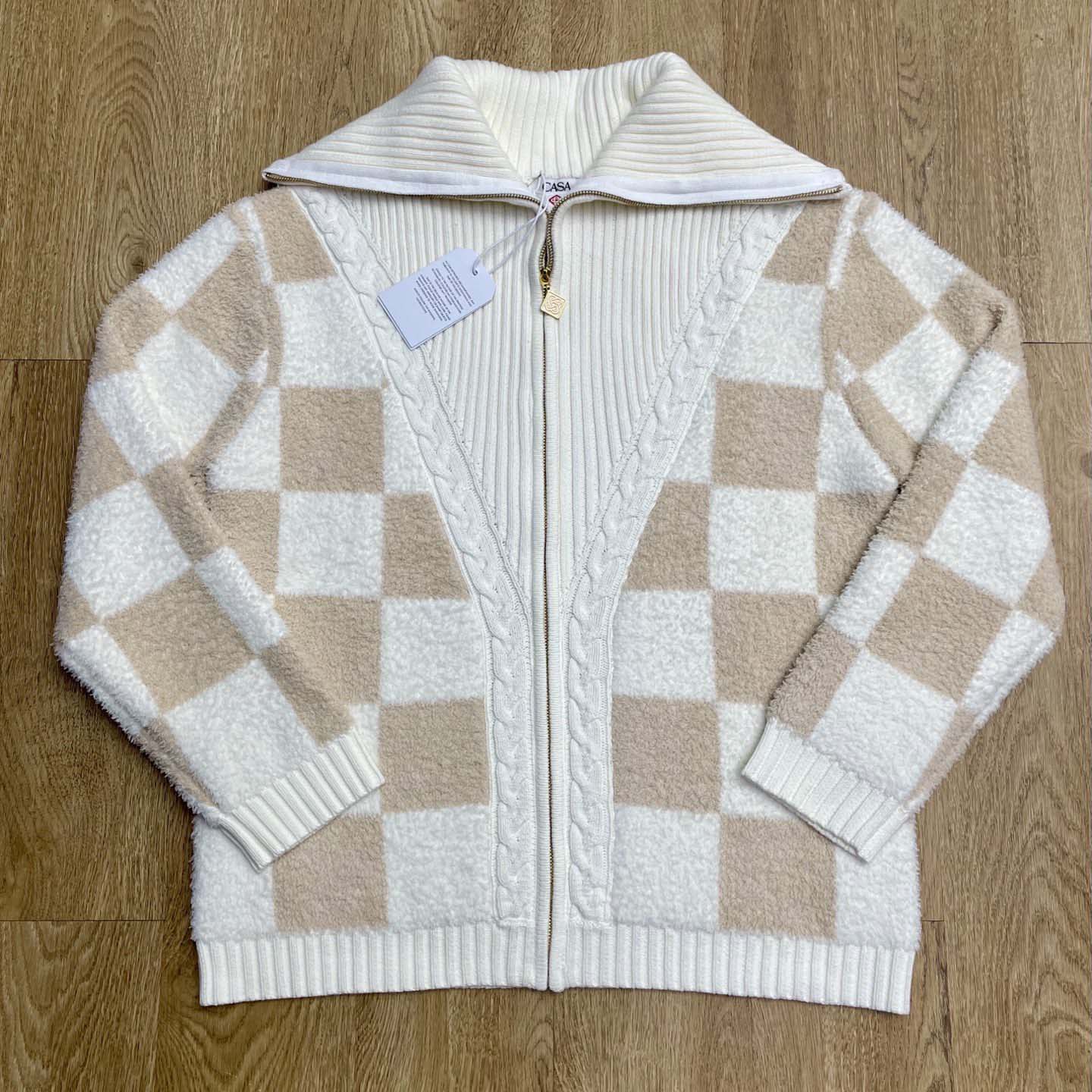 Casablanca Merino Fleece Jacket   D0096 - DopestKickz