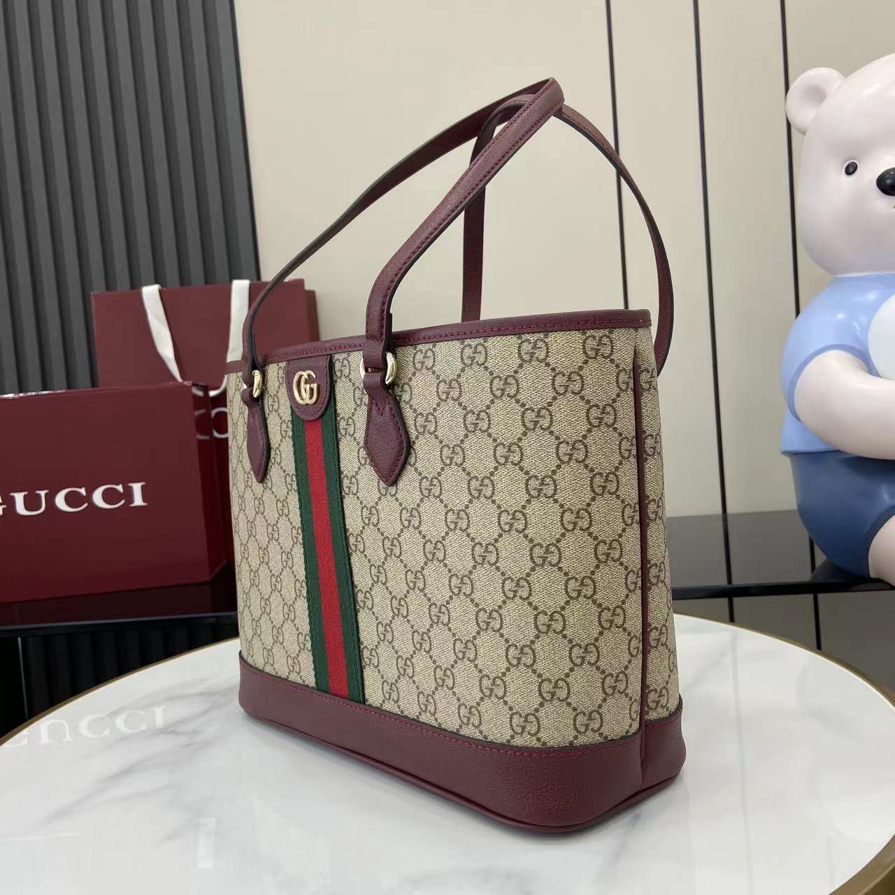 Gucci Ophidia Medium Tote Bag - DopestKickz