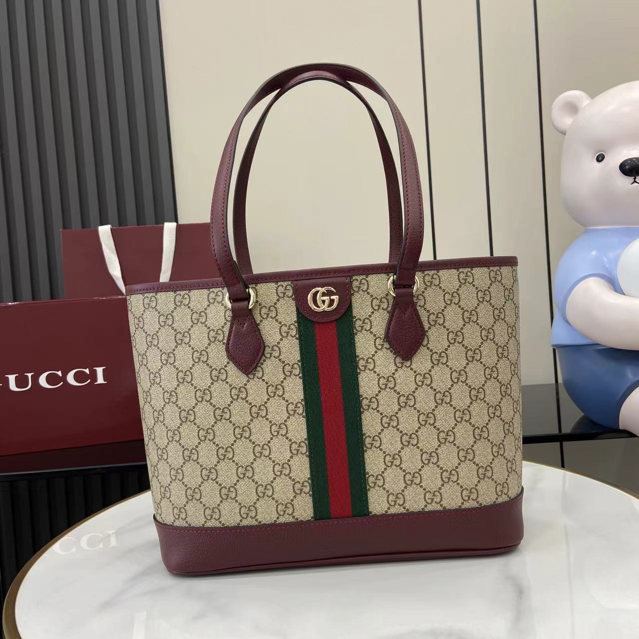 Gucci Ophidia Medium Tote Bag - DopestKickz