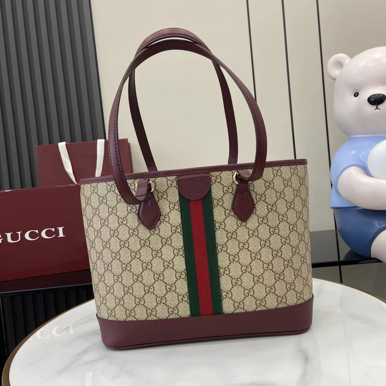 Gucci Ophidia Medium Tote Bag - DopestKickz
