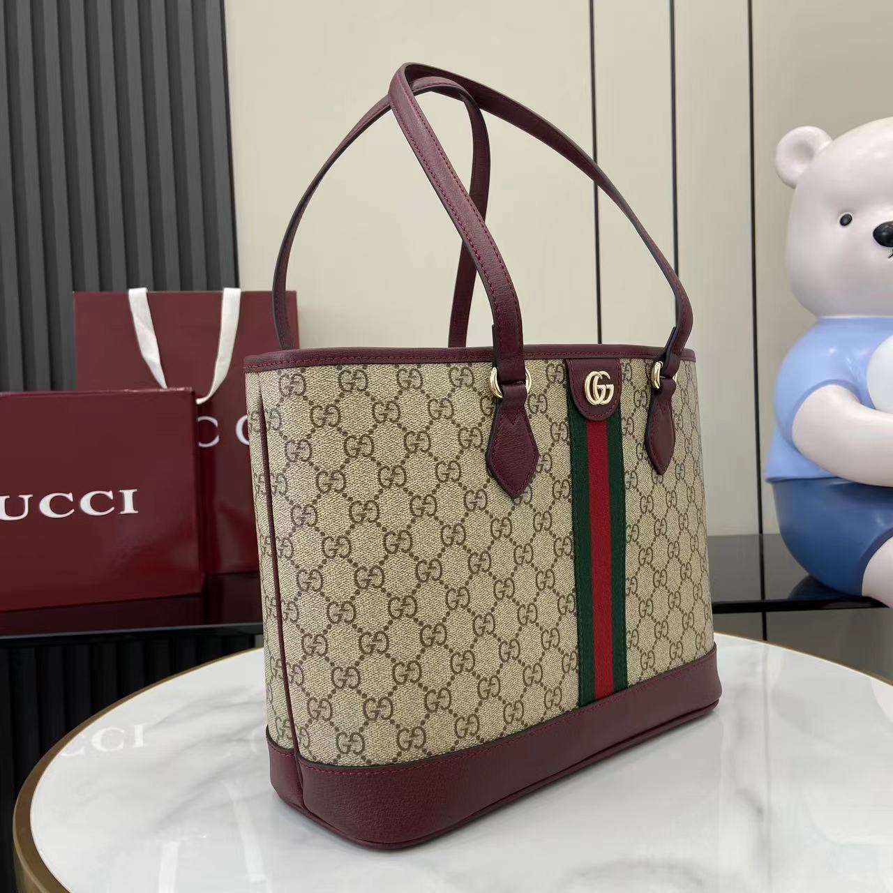 Gucci Ophidia Medium Tote Bag - DopestKickz