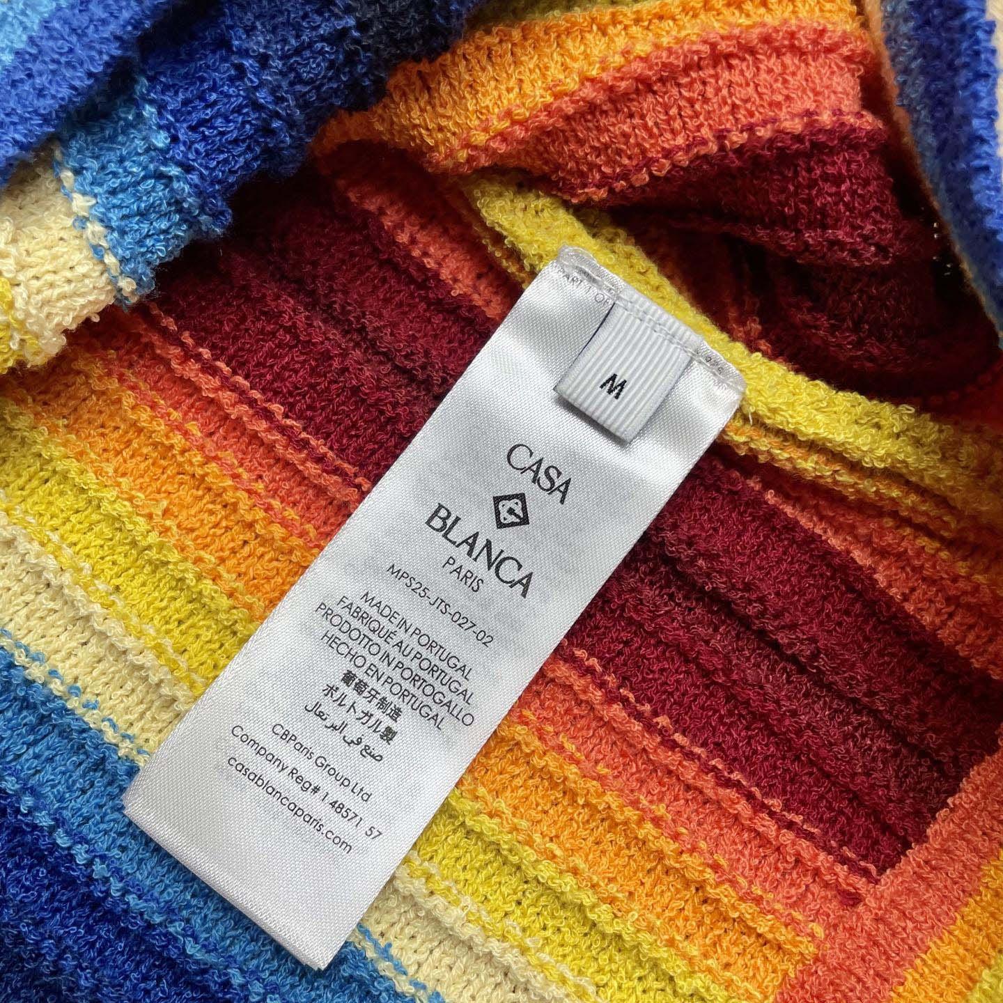 Casablanca Gradient Stripe Towelling Jacket - DopestKickz