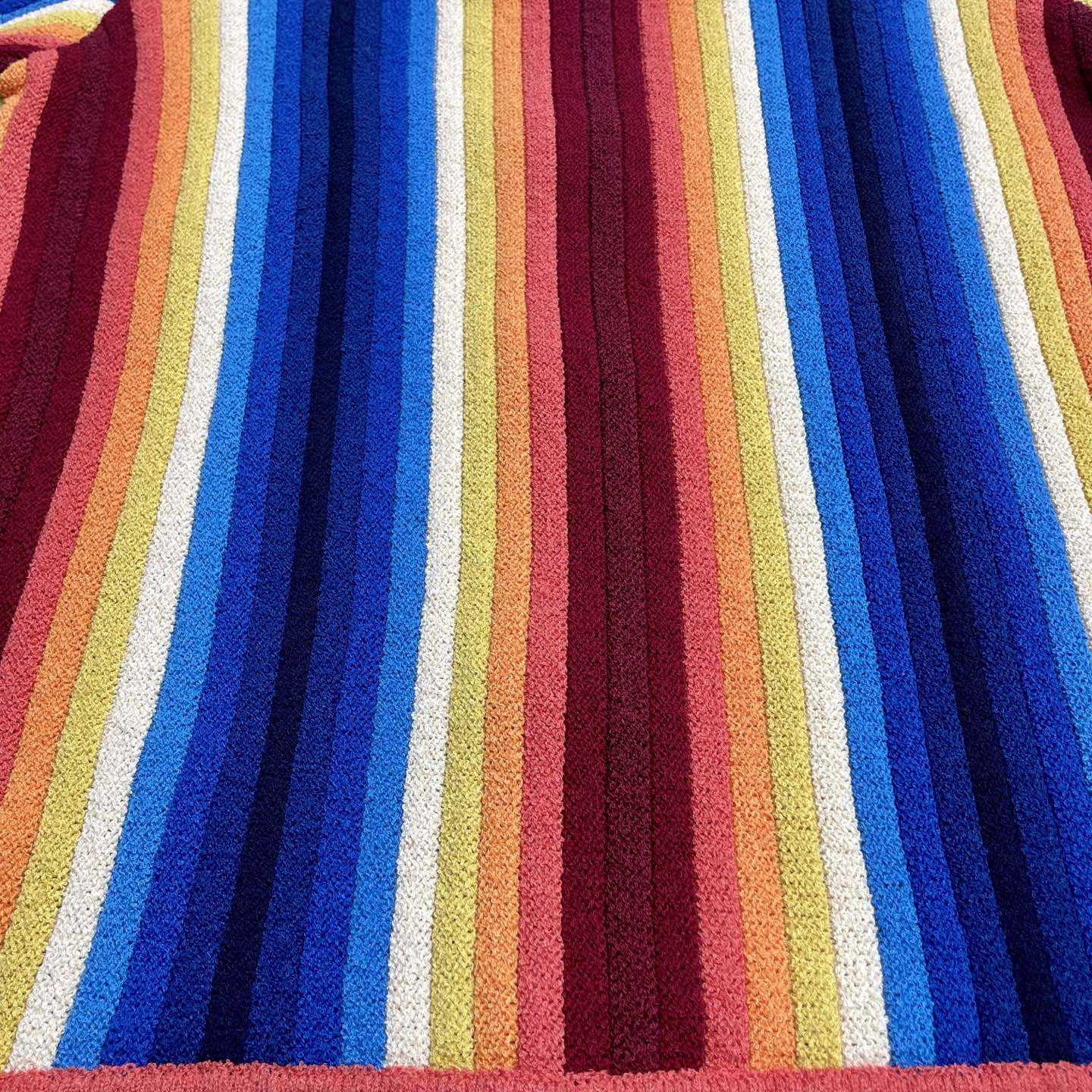 Casablanca Gradient Stripe Towelling Jacket - DopestKickz