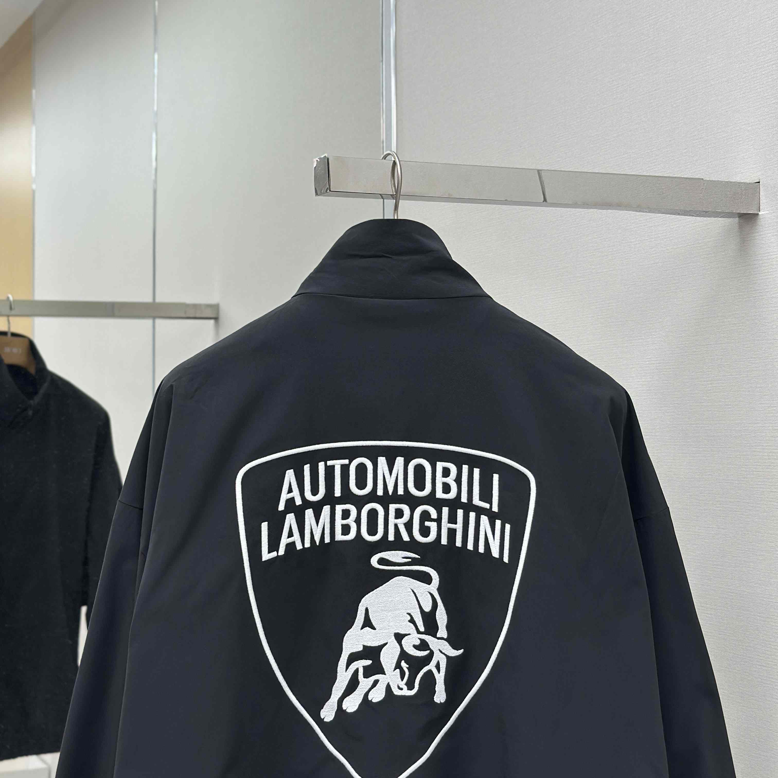 Balenciaga x Automobili Lamborghini Logo-embroidered Track Jacket - DopestKickz