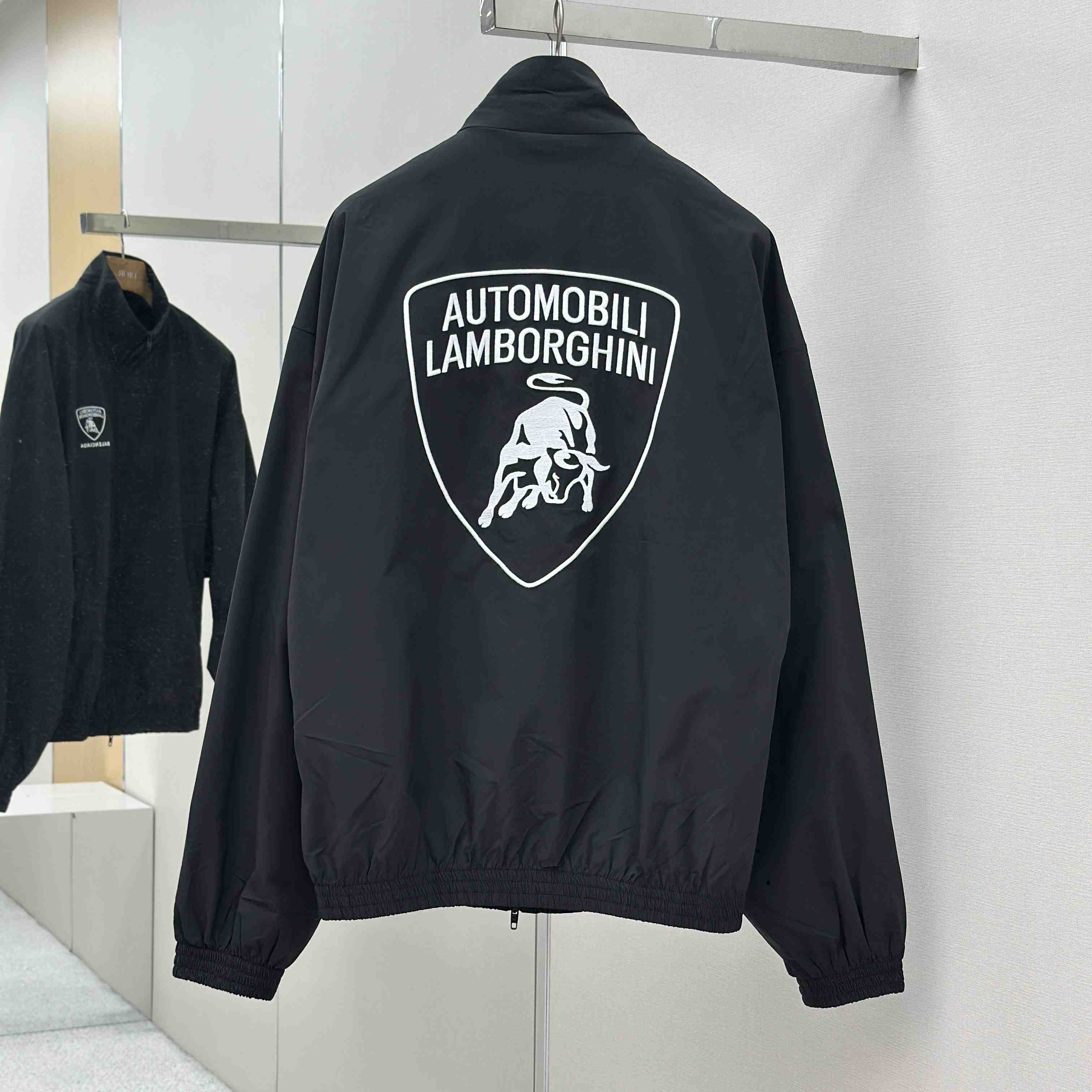 Balenciaga x Automobili Lamborghini Logo-embroidered Track Jacket - DopestKickz