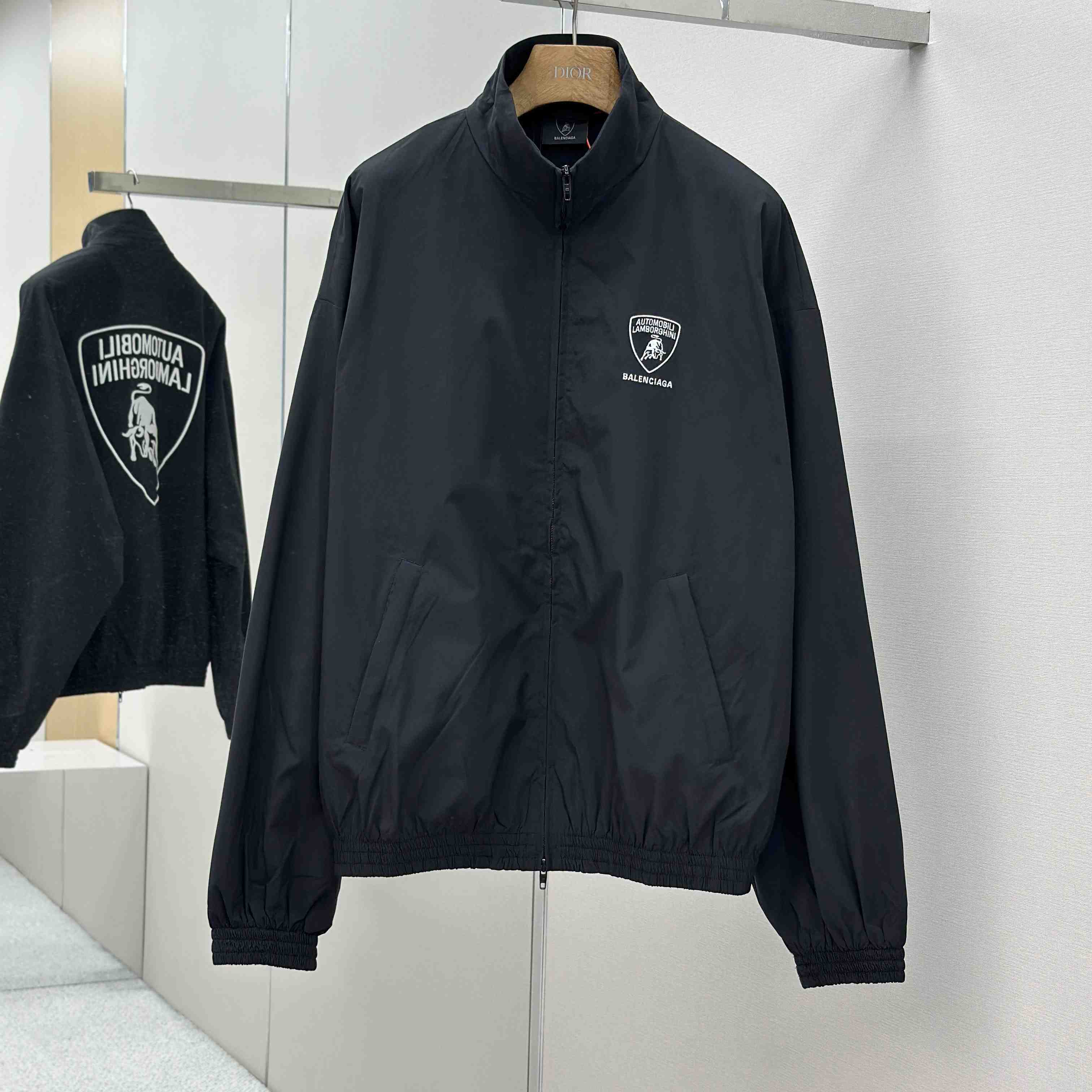 Balenciaga x Automobili Lamborghini Logo-embroidered Track Jacket - DopestKickz