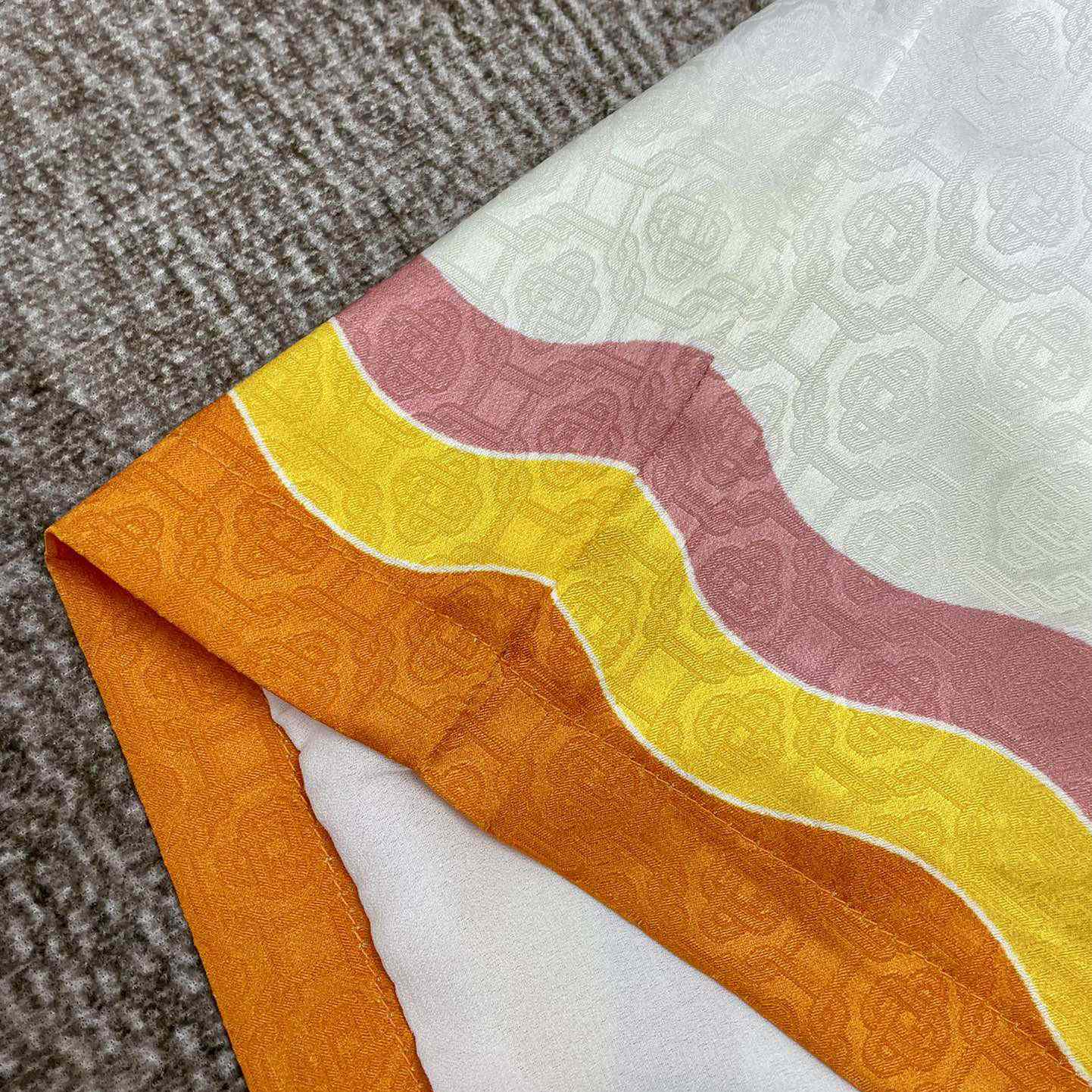 Casablanca Rainbow Monogram Silk Shorts   3451 - DopestKickz