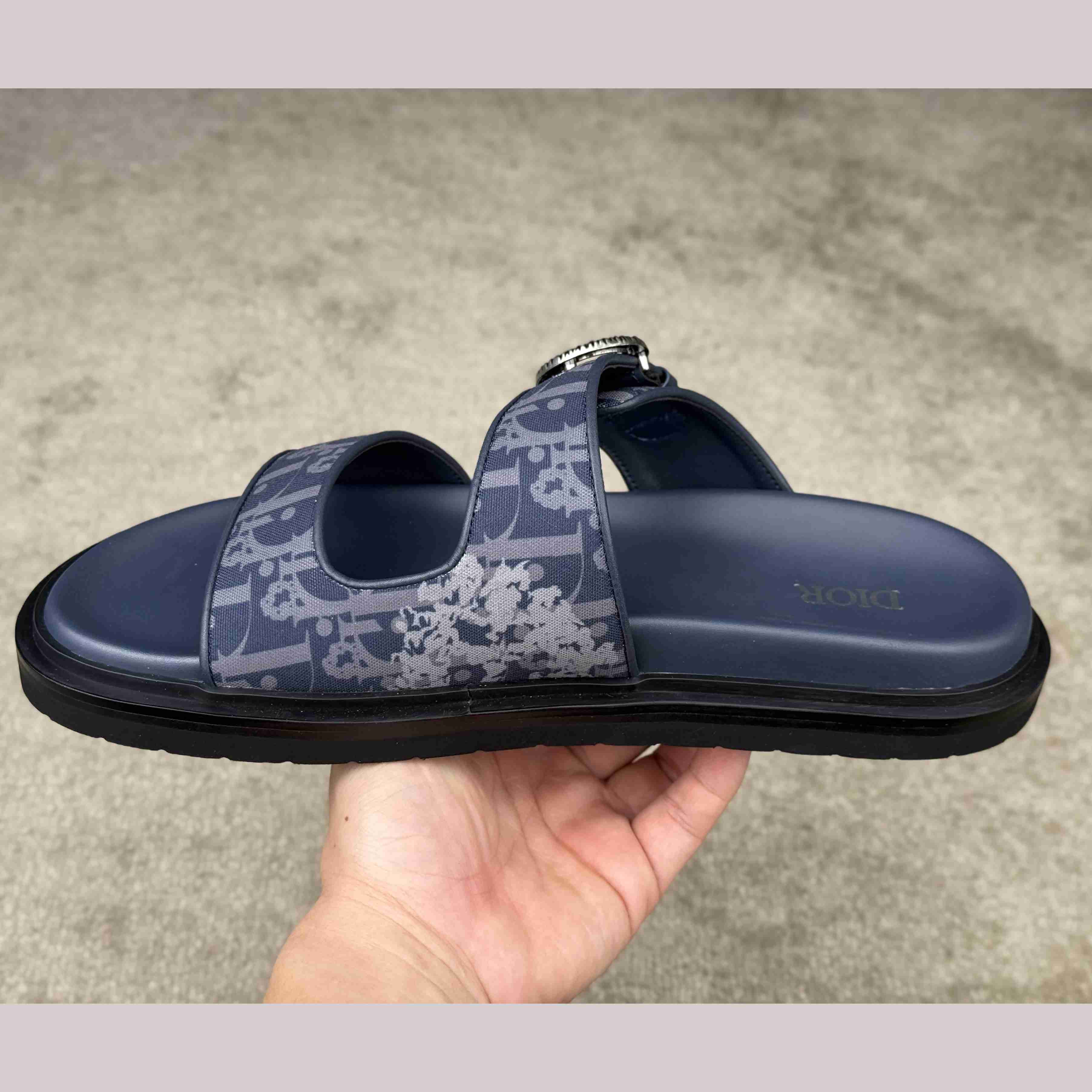 Denim Tears x Dior Aqua Sandal 'Dior Tears - Peace Sign' - DopestKickz