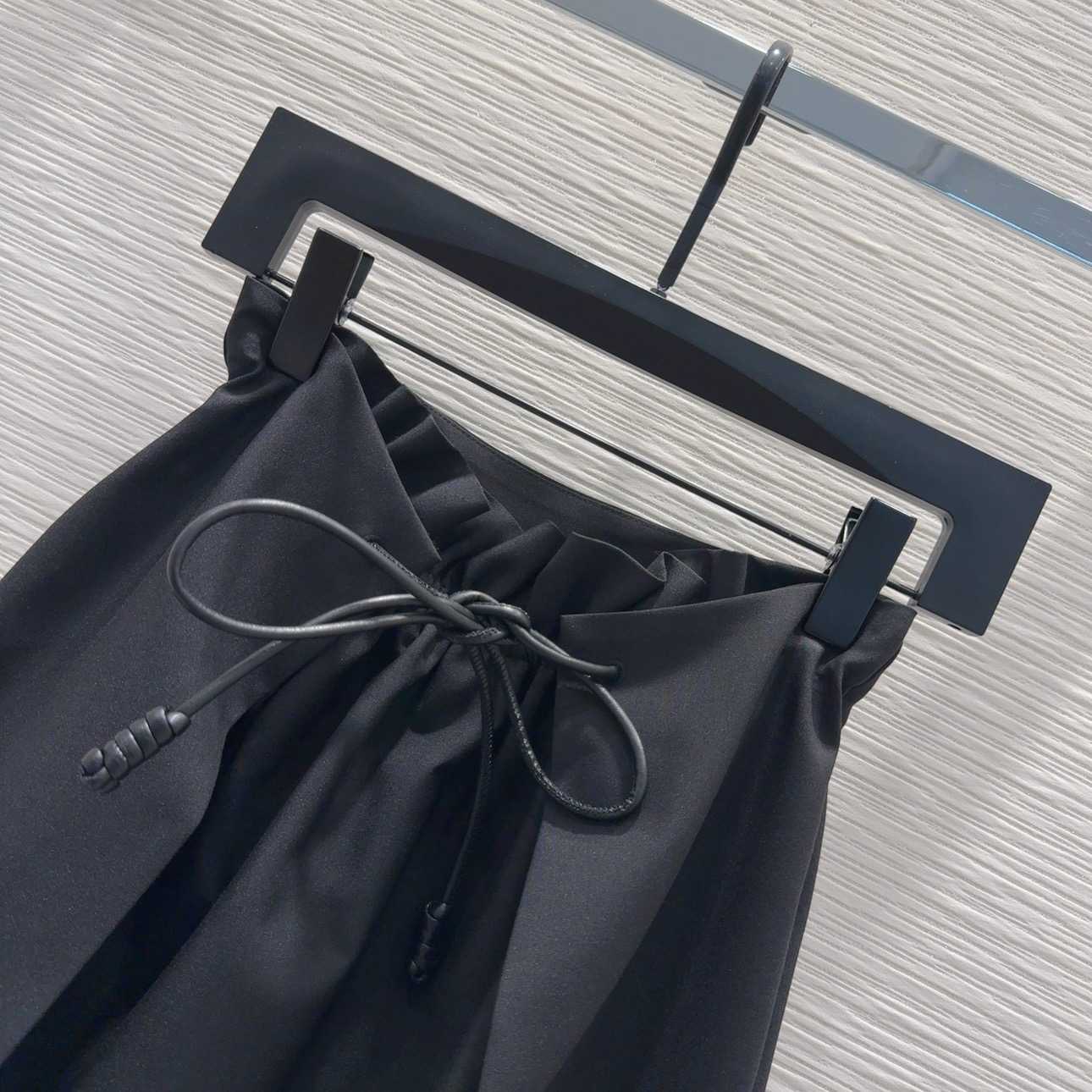 Loewe Logo Cotton And Wool Maxi Skirt - DopestKickz