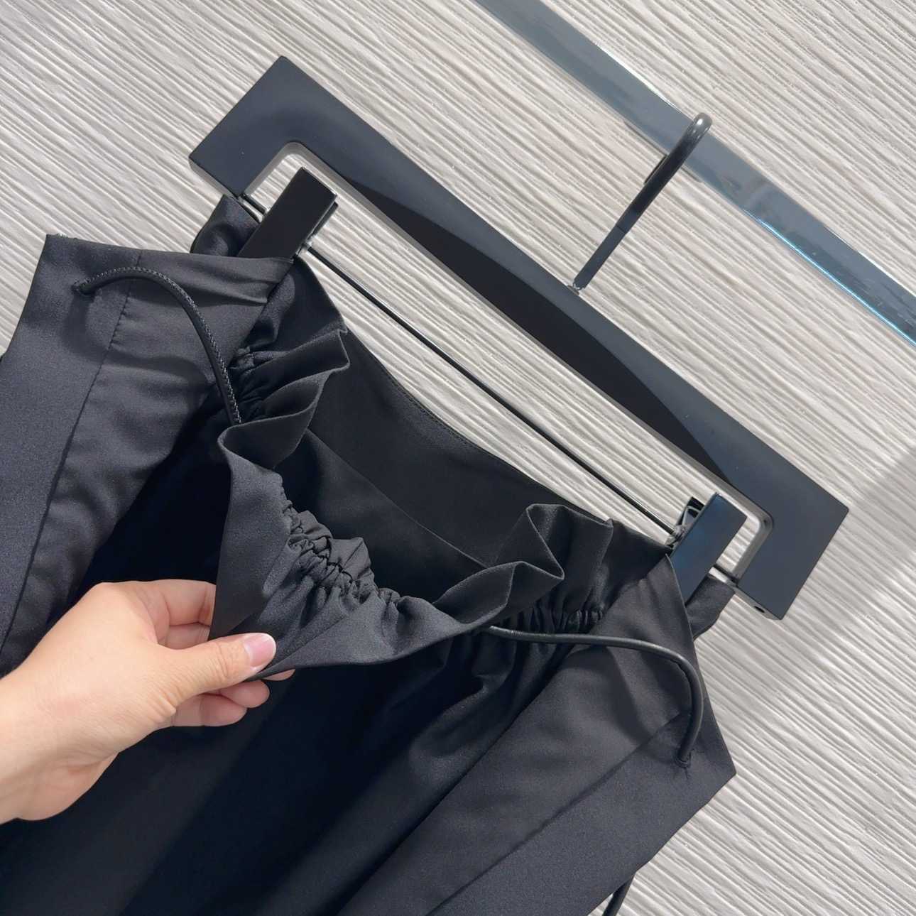 Loewe Logo Cotton And Wool Maxi Skirt - DopestKickz