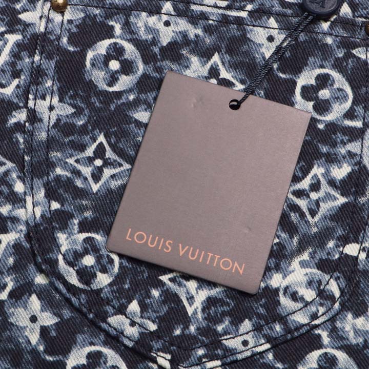 Louis Vuitton Monogram Denim Pants - DopestKickz