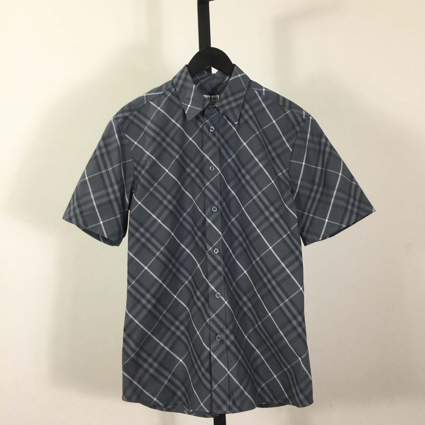 Burberry Men's Check cotton shirt - DopestKickz