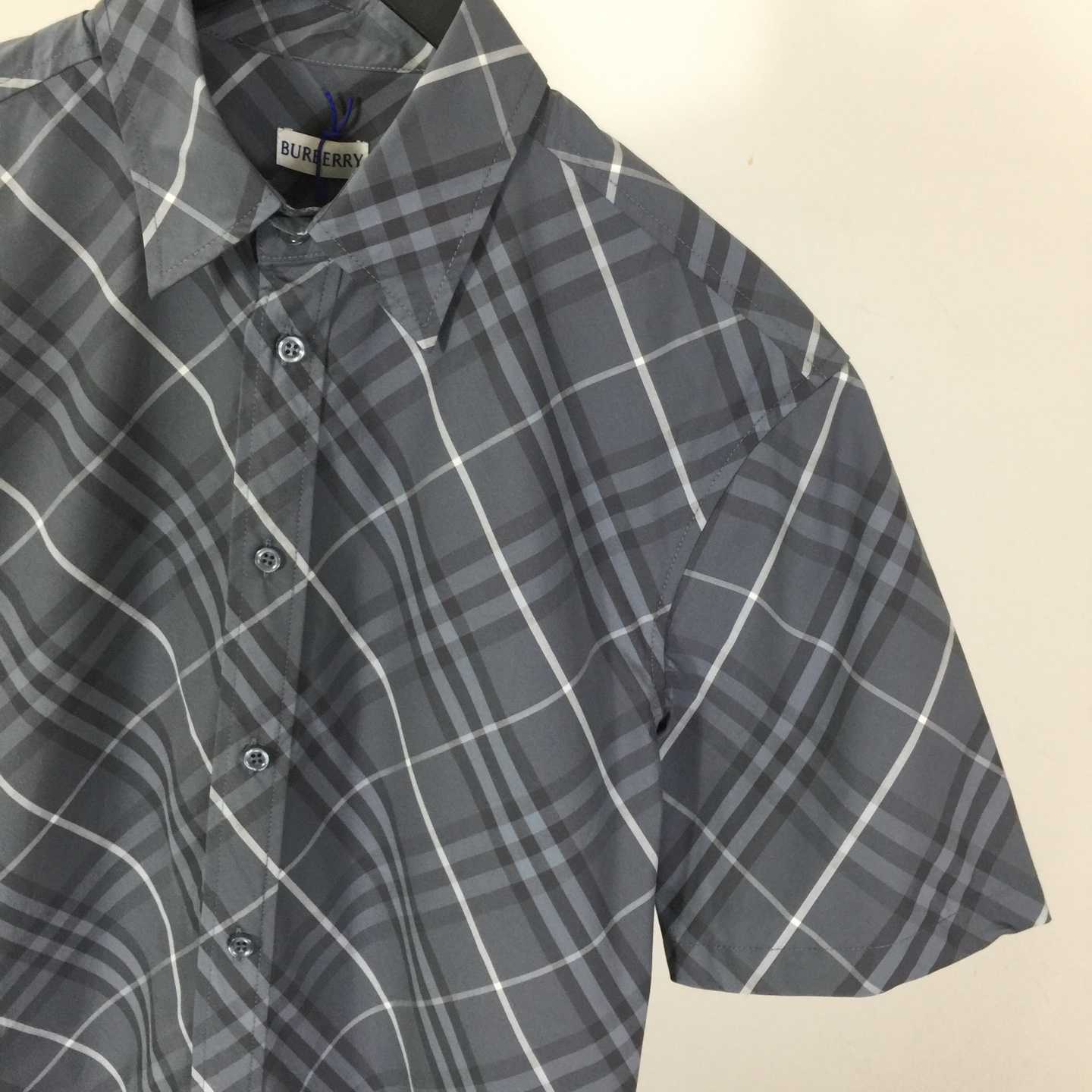 Burberry Men's Check cotton shirt - DopestKickz
